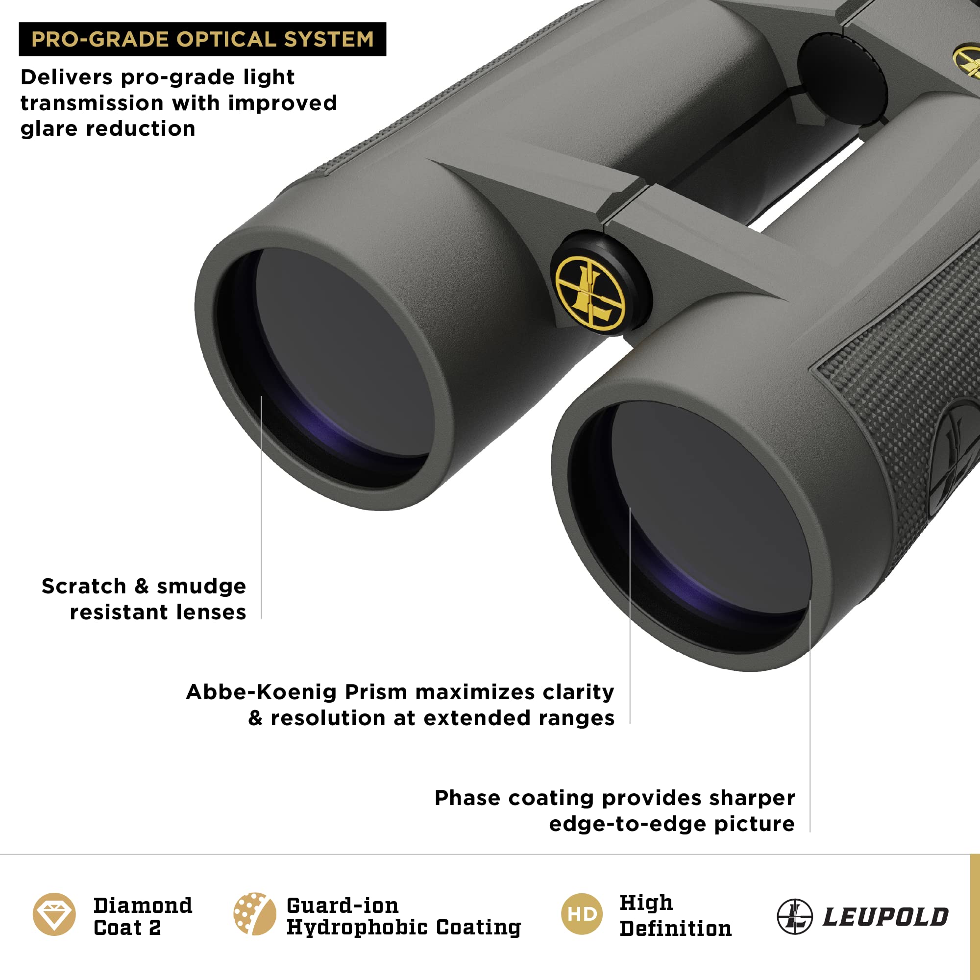Leupold Bx 5 Santiam Hd Binoculars, 15X56Mm (172457)