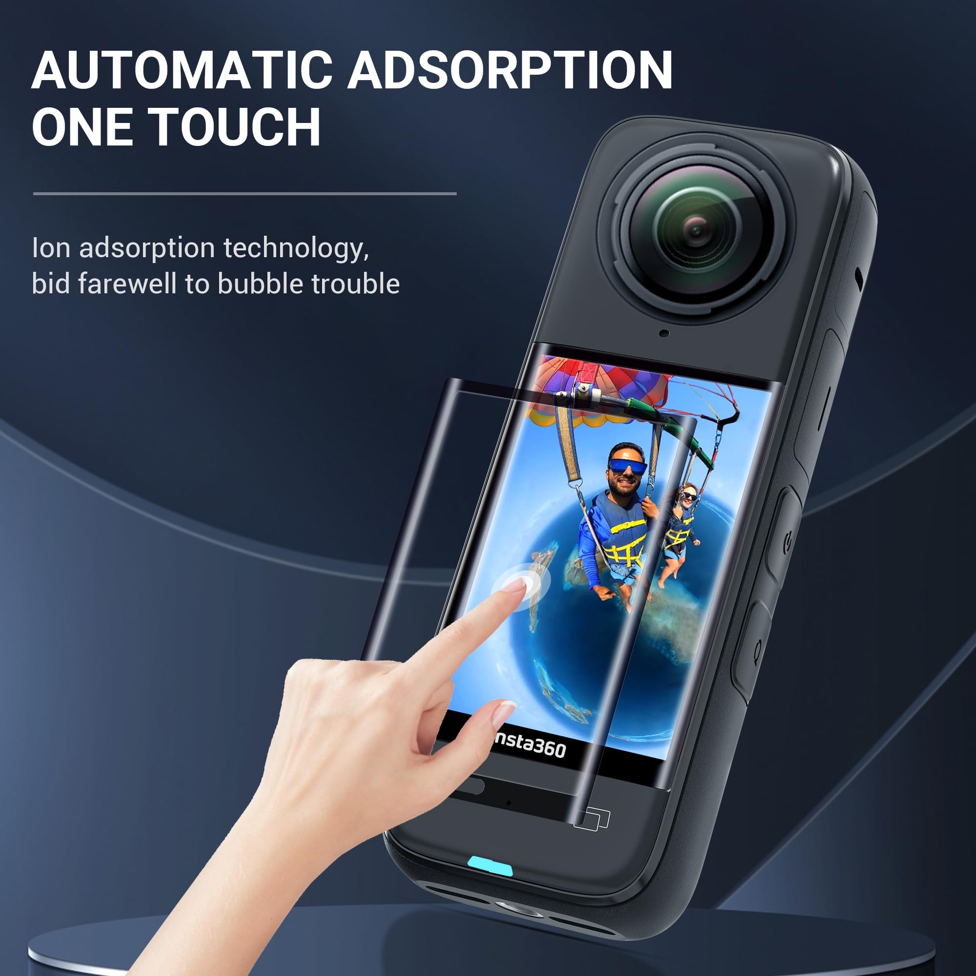 Cynova Insta 360 X4 Screen Protector For Insta360 X4 Accessories, Ultra Hd Tempered Film Glass Screen Protector For Insta360 X4 Camera, 9H Hardness, Scratch Resistant 2 Pack