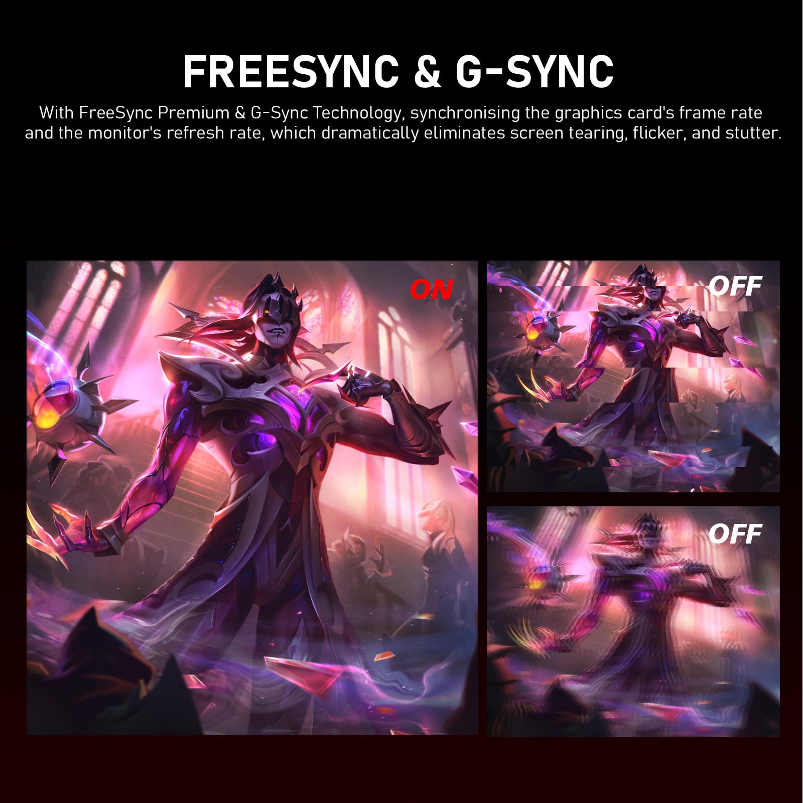 Gawfolk 27 Inch 2K Qhd(2560?440) Pc Screen, 165Hz Gaming Monitor, 1Ms Without Bezel, Freesync,98% Srgb, 178?Wide Viewing Angle,