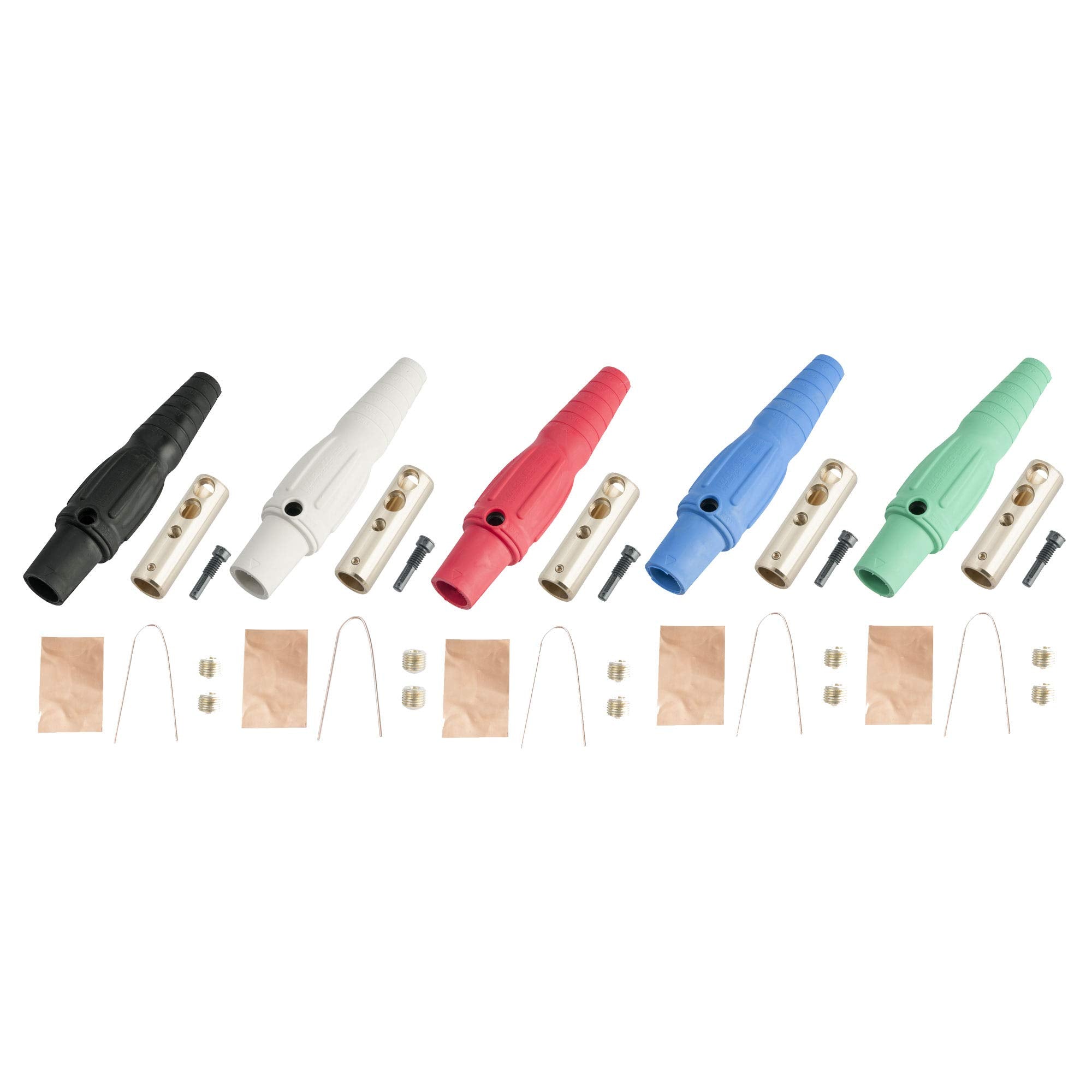 Marinco Cls40 Cam Lock Wire Set 2/0 4/0 Female Camlok Connector Bundle New (Cls40 Fb 5 Wire Set)