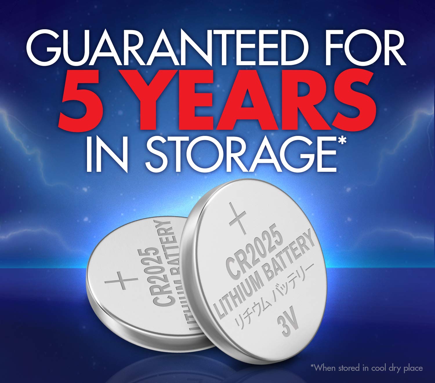Acdelco Cr2025 3V Lithium Coin Cell Battery, Watch And Electronics Button Batteries, 6 Count