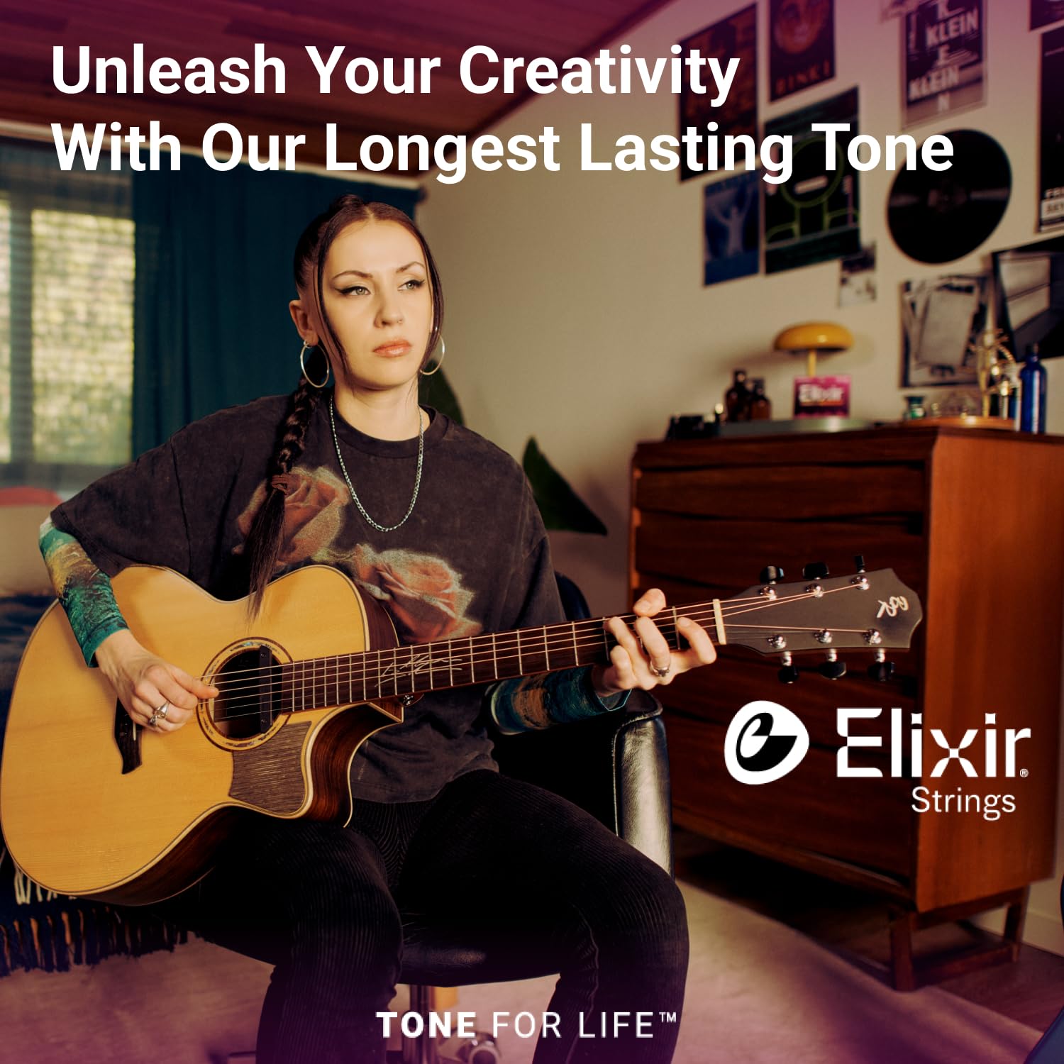 Elixir Strings Strings For Acoustic Guitar (E11125)