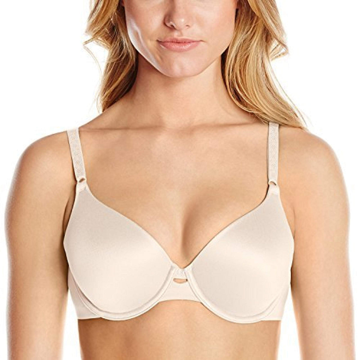 Warners Womens Cloud 9 Super Soft Underwire Lightly Lined T Shirt Bra Rb1691A, Sandshell, 38Dd