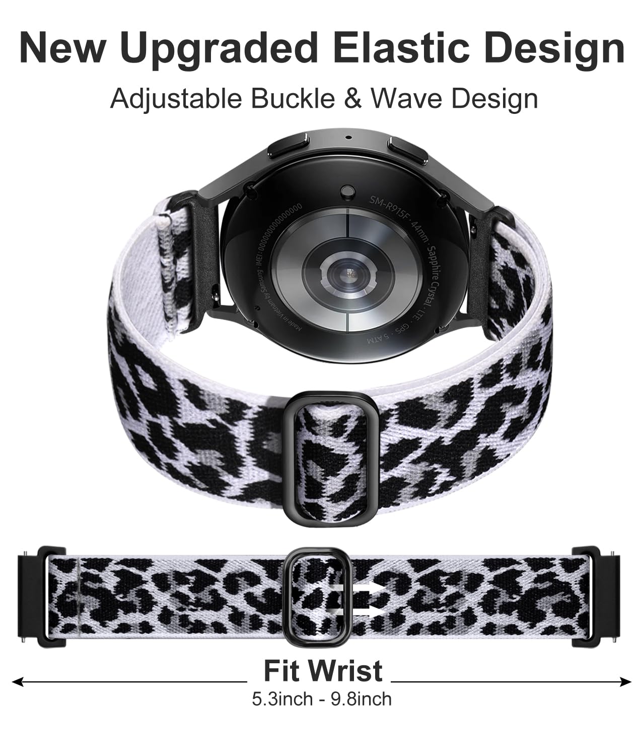 Lerobo Elastic Bands Compatible With Samsung Galaxy Watch 7 6 5 4 40Mm 44Mm/Galaxy Watch 6 4 Classic 43Mm 47Mm 42Mm 46Mm/Galaxy