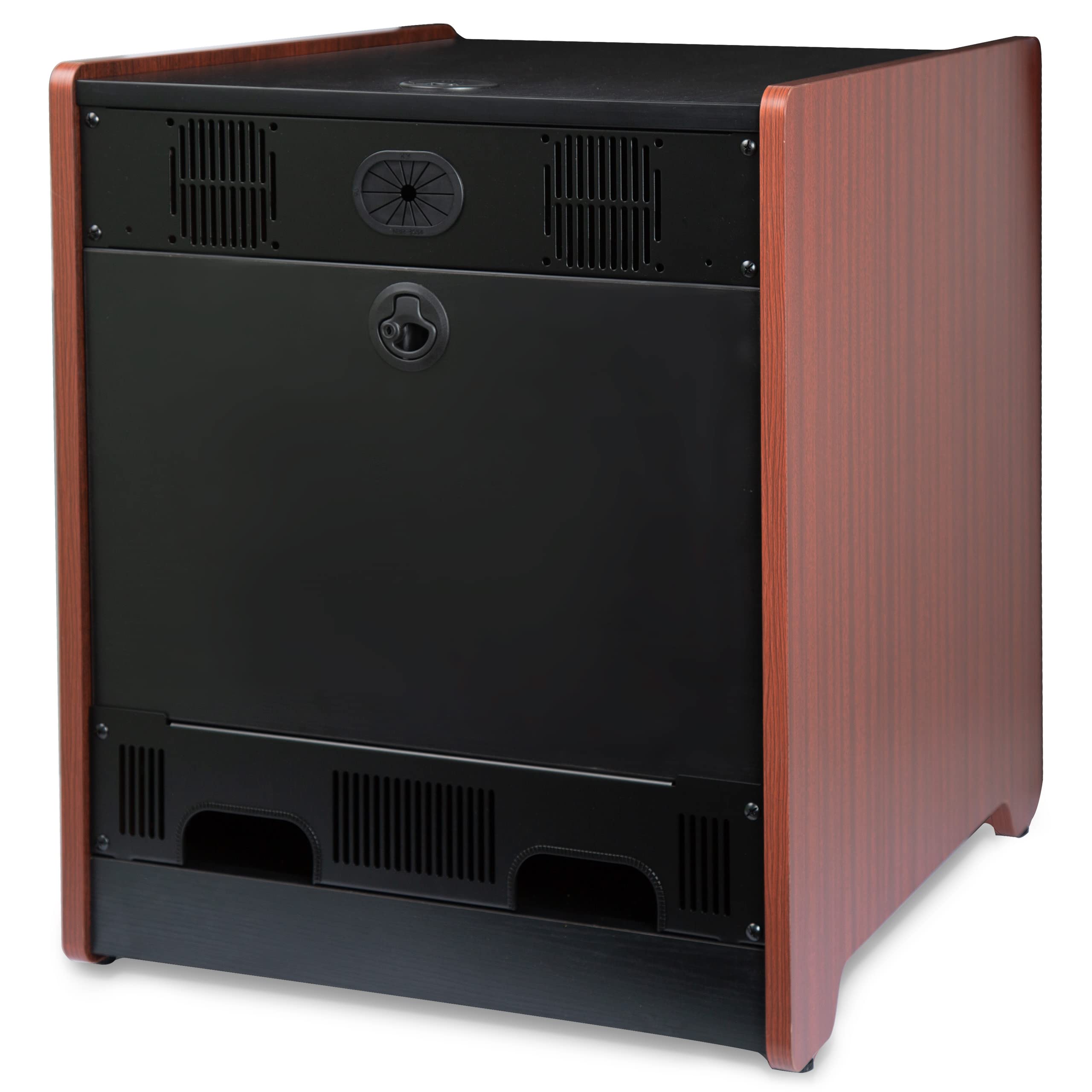 Startech.Com 12U Av Rack Cabinet   21    Deep   Wood Finish   Floor Standing Enclosure For 19'' Audio Video Component, Server Ro