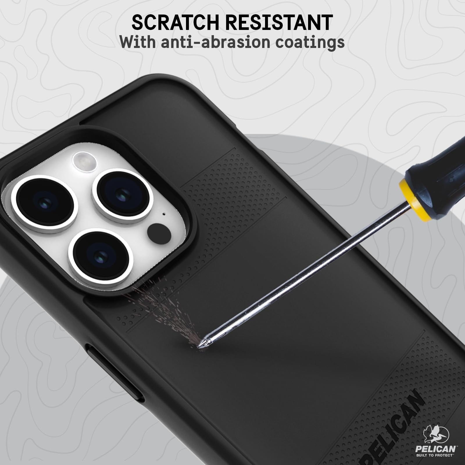 Pelican Protector 6.7'' Apple Iphone 15 Pro Max Case | Compatible With Magsafe | 16Ft Mil Std Drop Protection | Magnetic Chargin