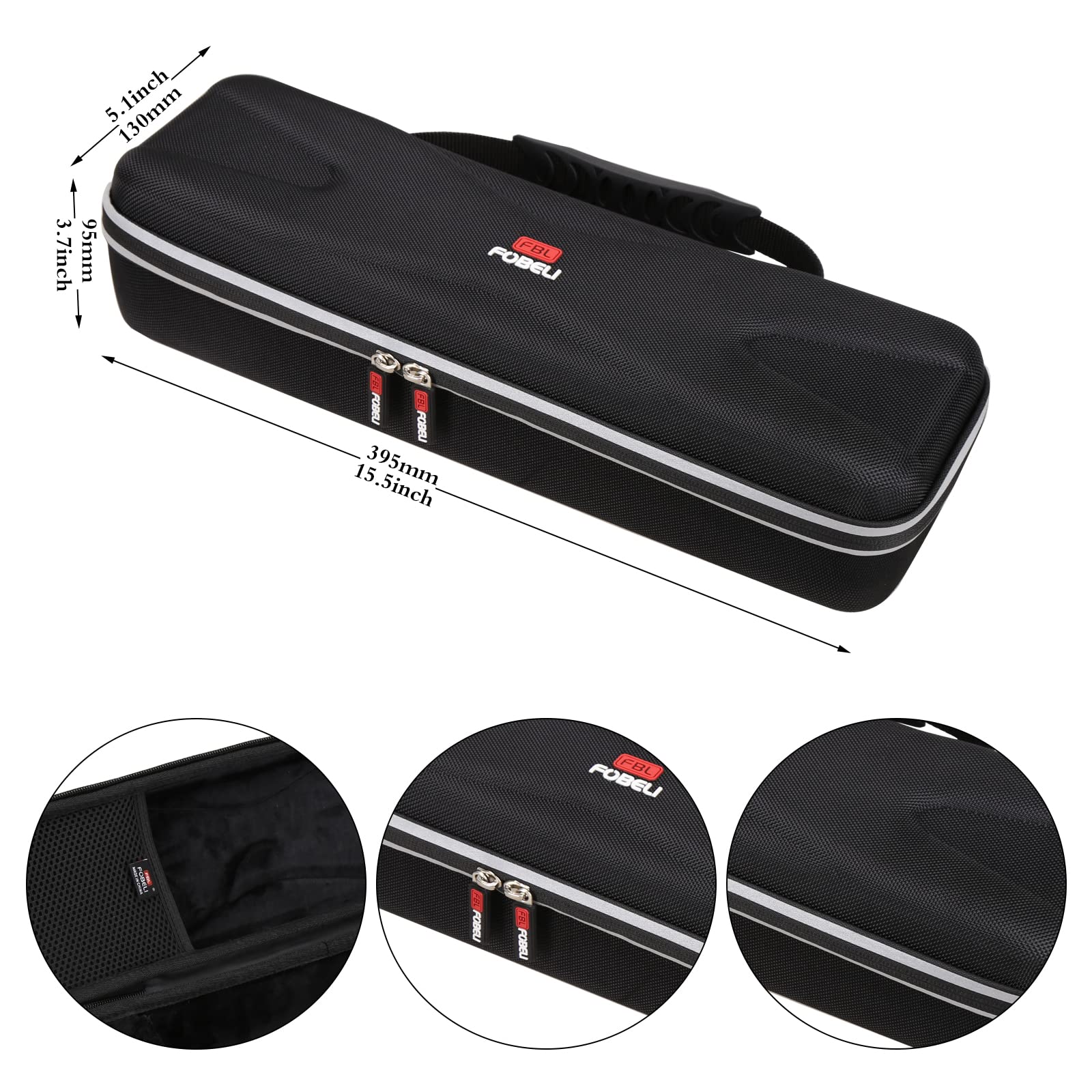Fblfobeli Hard Travel Carrying Case For Brother Ads 1250W / Ads 1700W / Ads 1200 Wireless Compact Desktop Scanner, Protective St