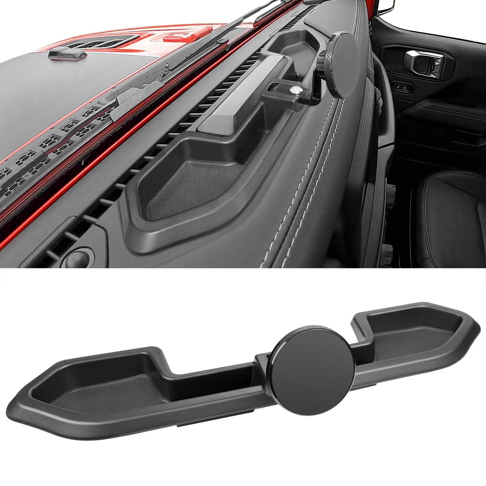 Jtyzsm Magnetic Phone Mount For 2021-2023 Jeep Wrangler Jl 4Xe Multi-Mount Car Phone Holder Dash Tray System Kit Strong Magnet D