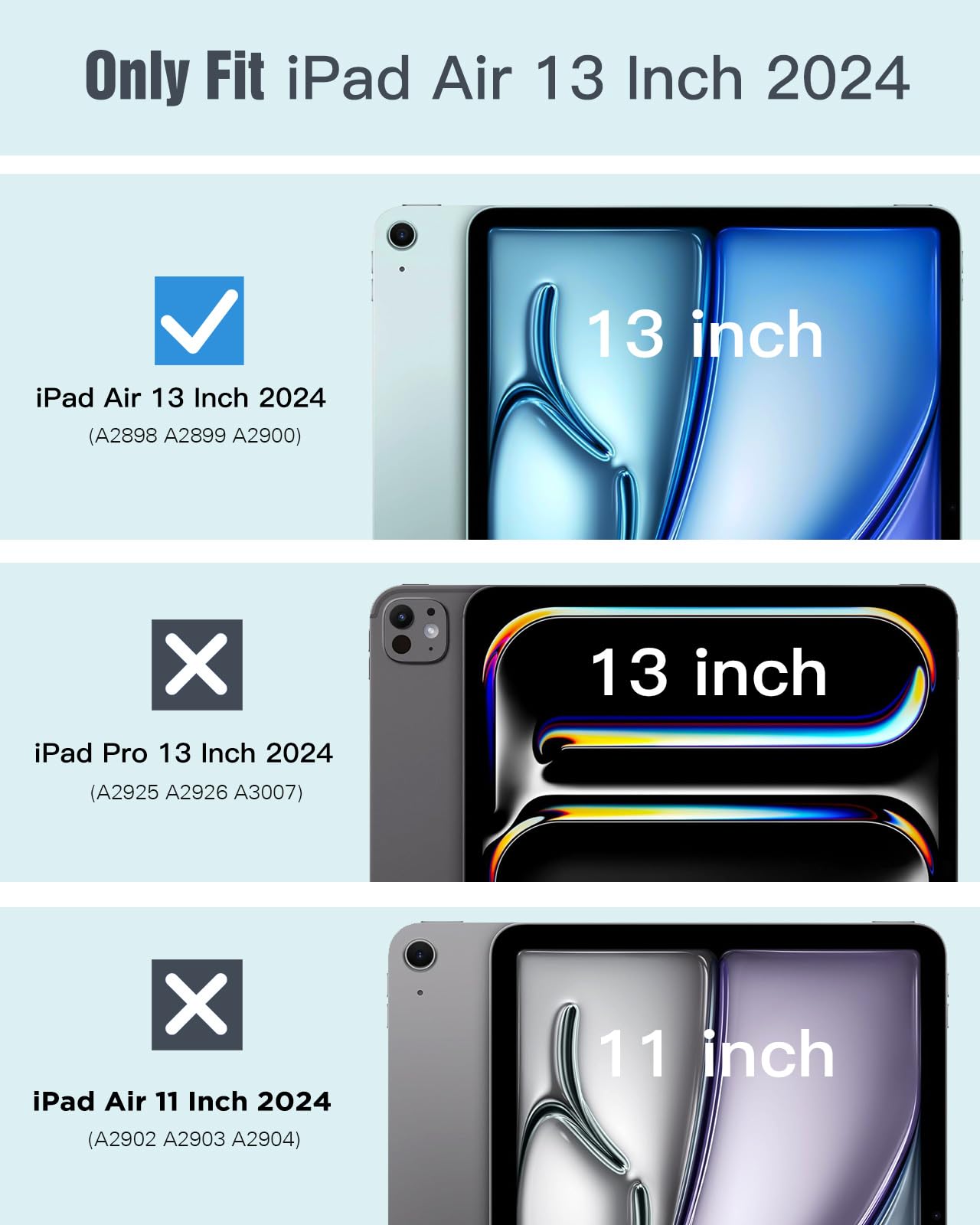 Timovo Case For New Ipad Air 13 Inch (M2) 2024 Clear, Slim & Lightweight Tpu Transparent Back Protective Cover For Ipad Air 13,