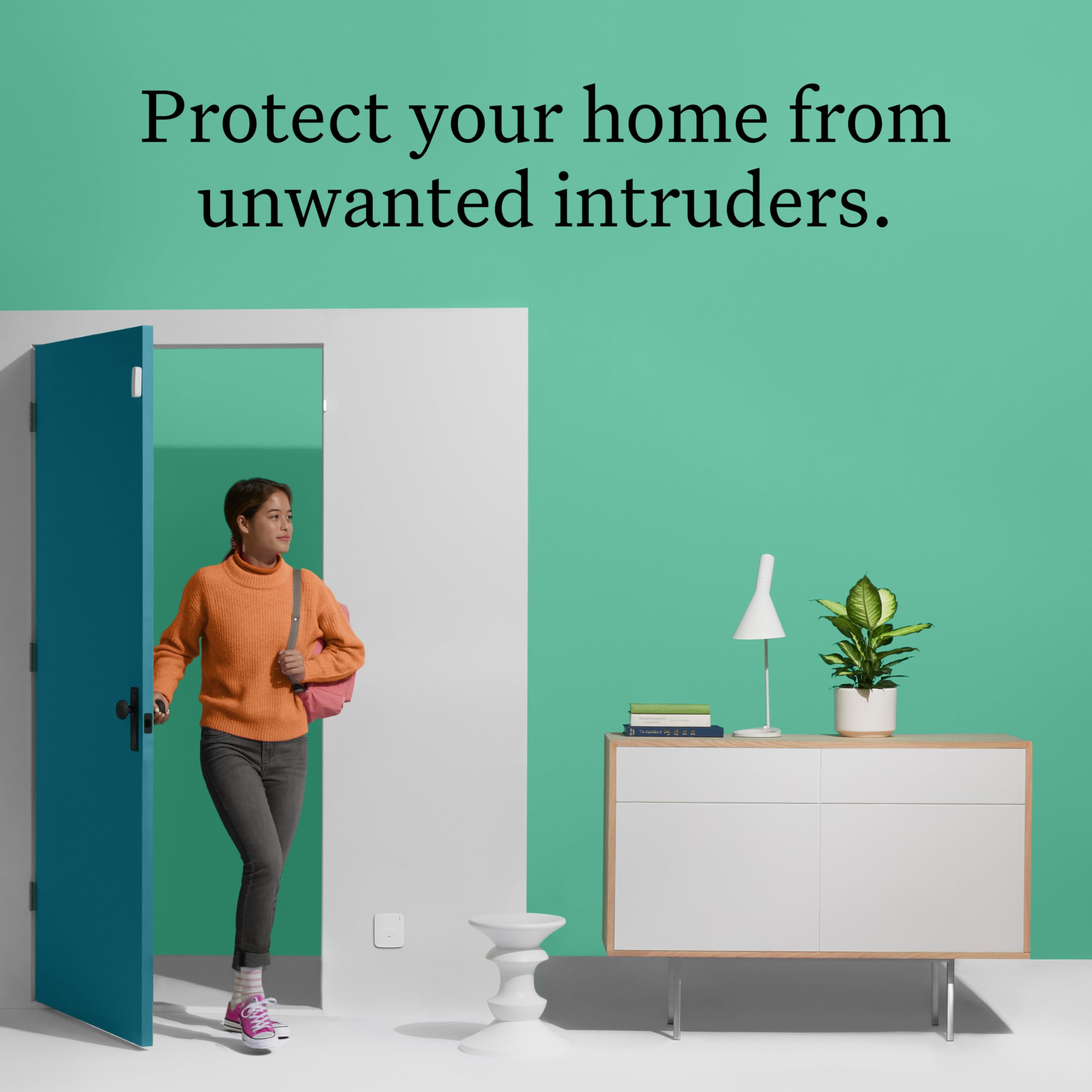 Ooma Siren, Works With Smart Home Security. No Contracts And Free Self Monitor Plan. Optional Professional Monitoring, Motion, K