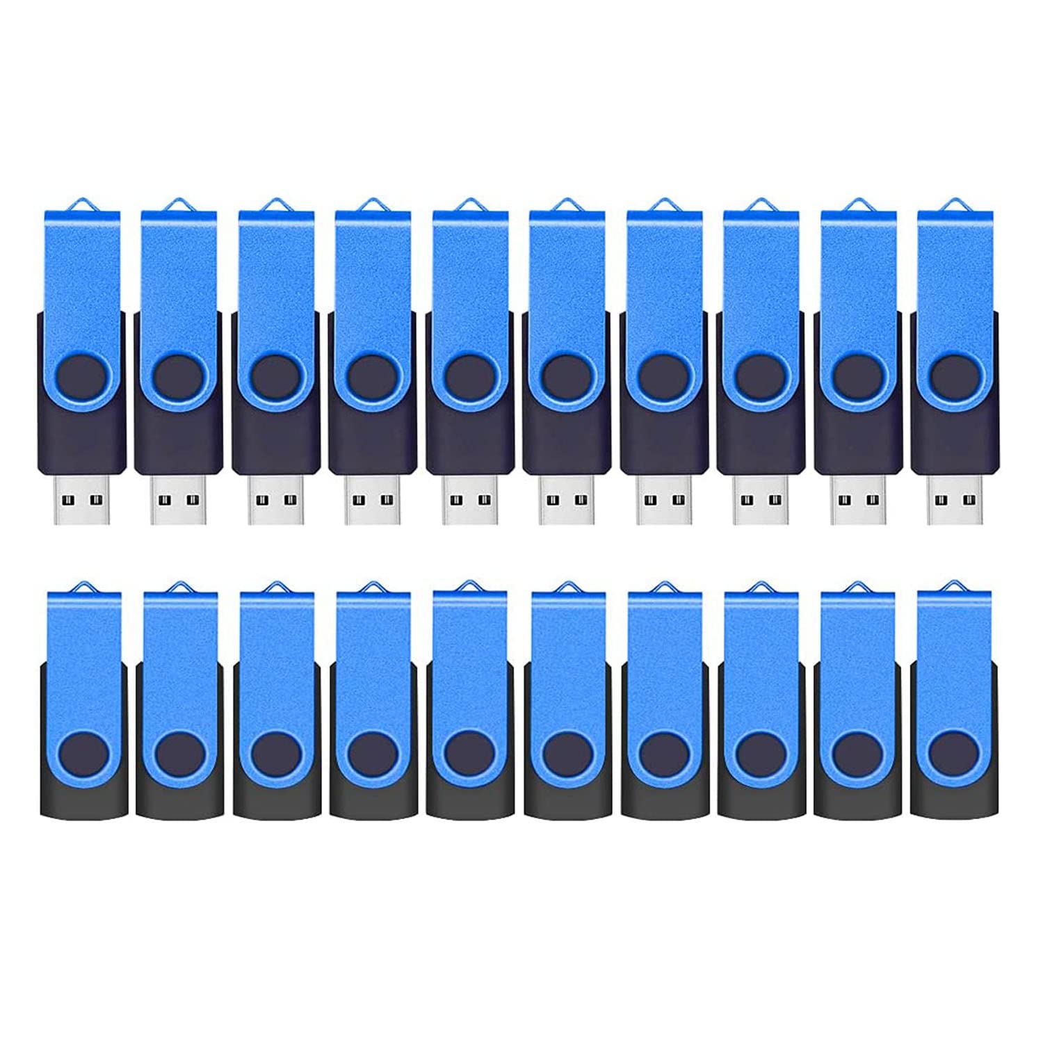 2Gb 20 Pack Flash Drives Bulk, Ablaze Usb 2.0 Thumb Drives Bulk With Lanyards Swivel Memory Stick Bulk Flash Drives 20 Pack 2Gb 