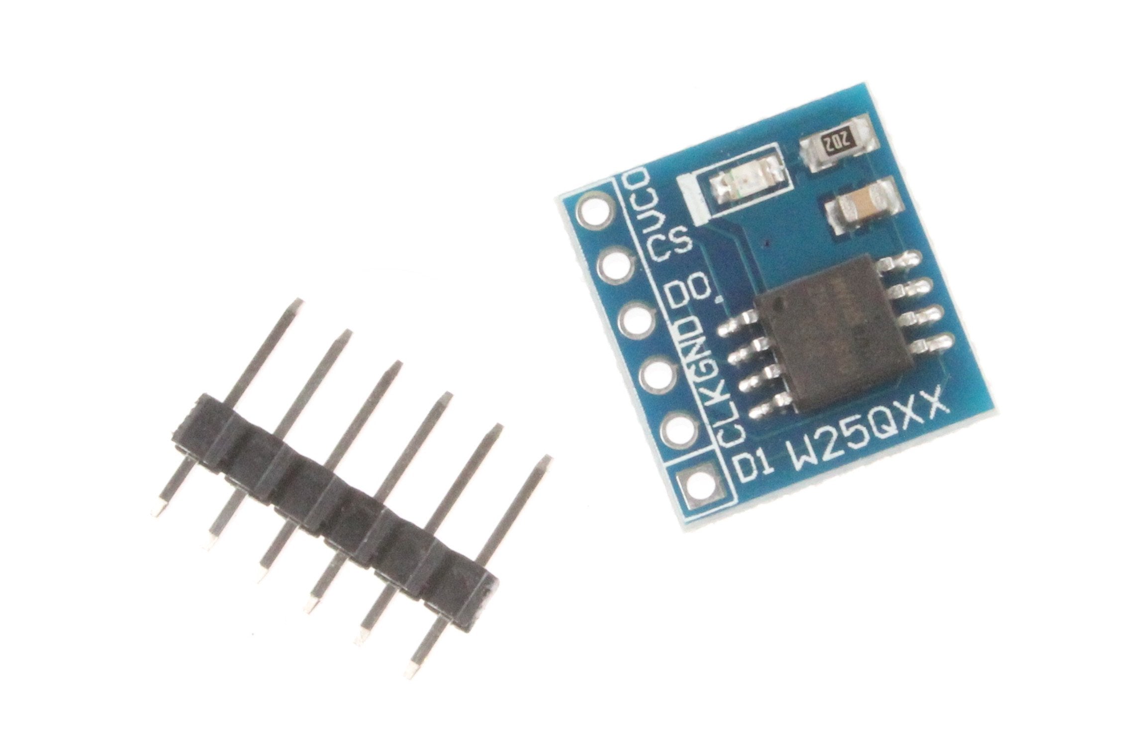 Noyito W25Q64 64Mbit 8Mbyte Flash Memory Module Dataflash Spi Interface Blue