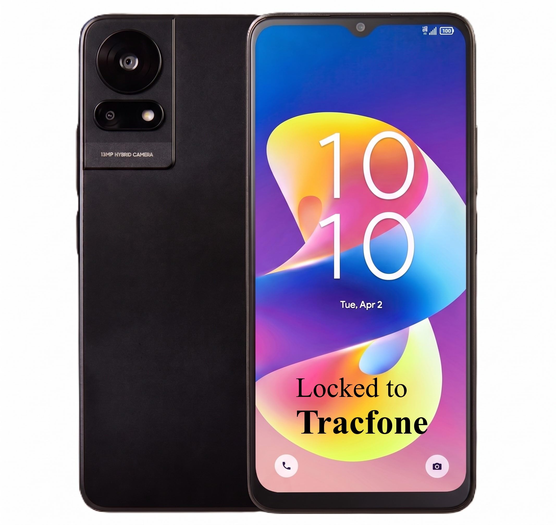 Tracfone TCL 50 LE, 64GB, Gray, 6.56-inch HD+ NXTVISION Display, Prepaid Smartphone, AI Powered Camera