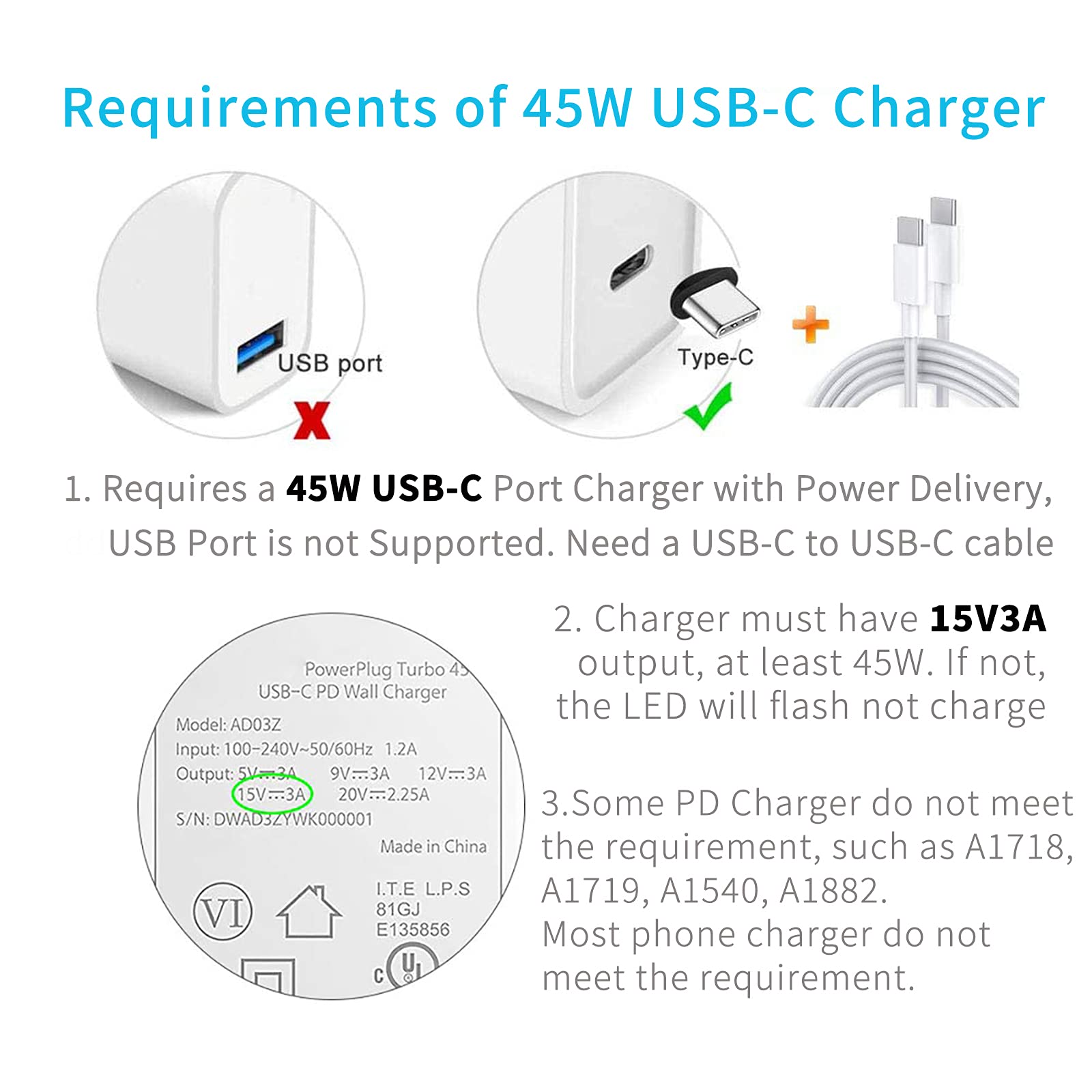 Sisyphy Surface To Usb C Charging Cable (Female Usb C, 20 Cm), Compatible With Microsoft Surface Pro 7/6/5/4/3 Go3/2/1 Laptop4/3