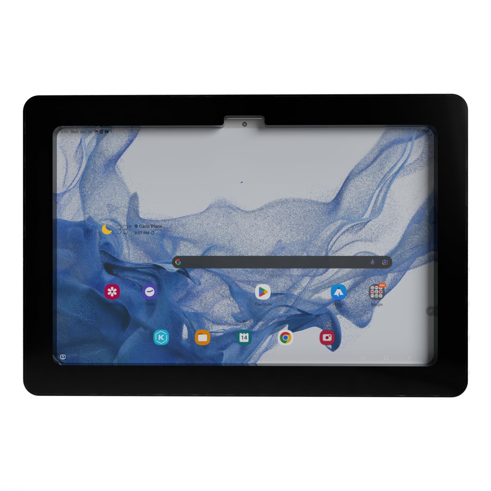 Tabcare Security Anti Theft Acrylic Vesa Enclosure For Samsung Galaxy Tab A9+ 11 With Wall Mount Kit (Black, Tab A9+ 11)