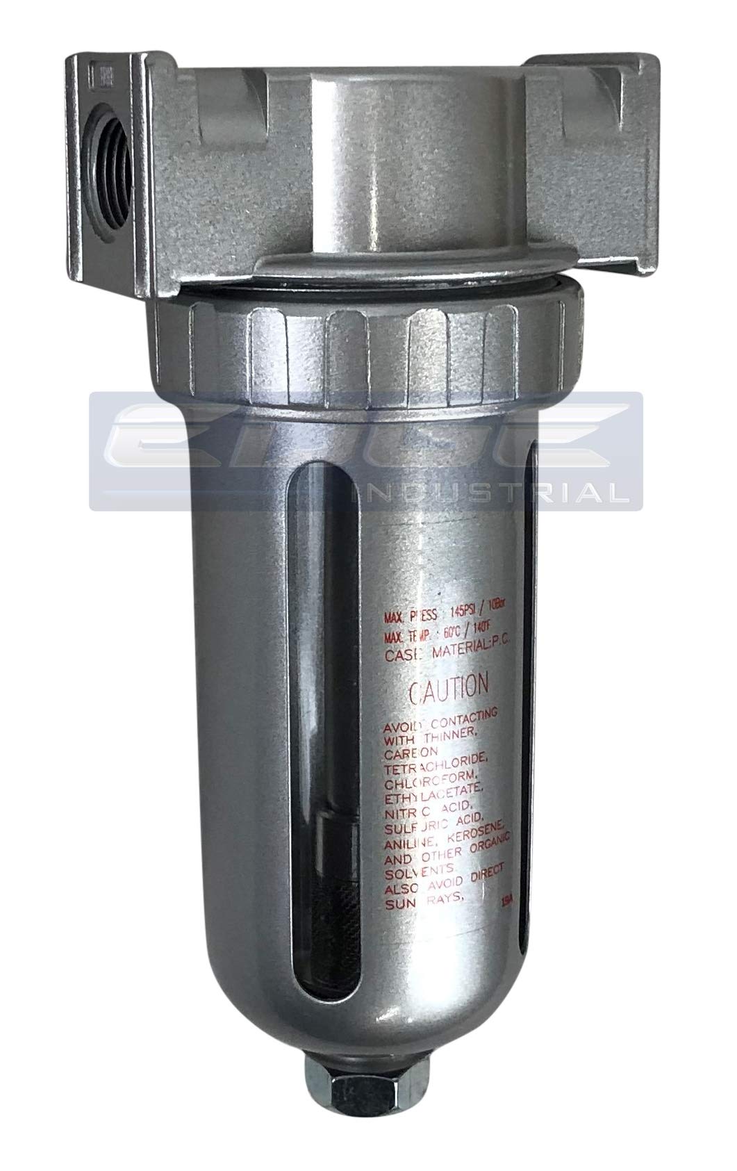In Line Desiccant Air Dryer For Compressed Air Great For Pneumatic Tools Spray Booth Plasma Cutter, With Desiccant Beads (1/4''