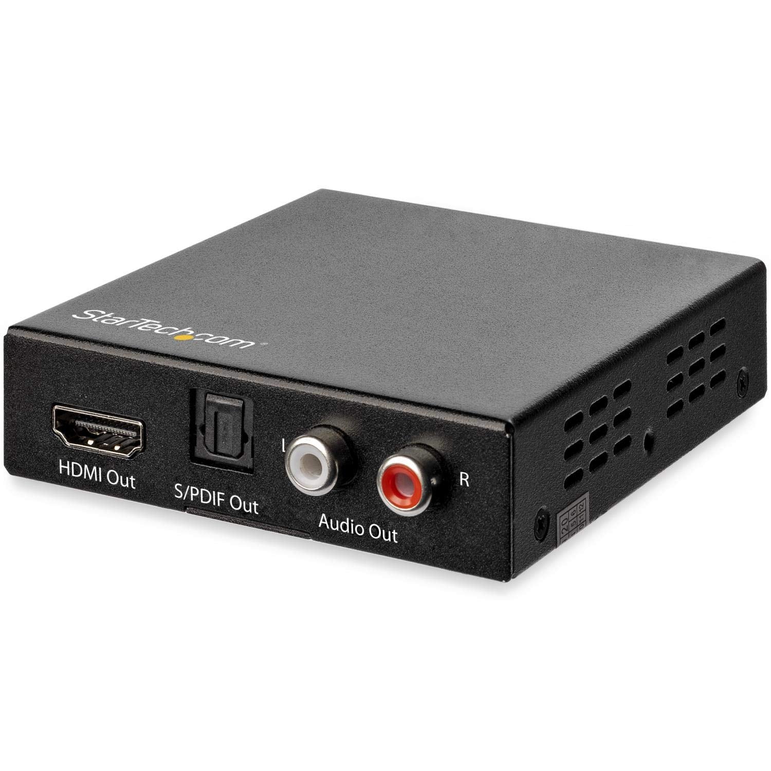 StarTech.com HDMI Audio Extractor - 4K 60Hz - HDMI Audio De-embedder - HDR - Toslink Optical Audio - Dual RCA Audio - HDMI Audio