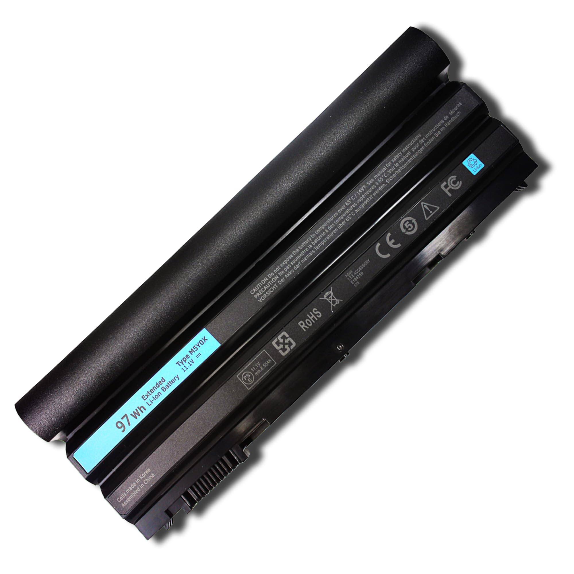 97Wh E6420 Battery Extended 9Cell E6430 E6440 T54Fj M5Y0X 8858X For Dell Latitude E6520 E6530 E6540 E5420 E5430 E5520 E5530,Insp
