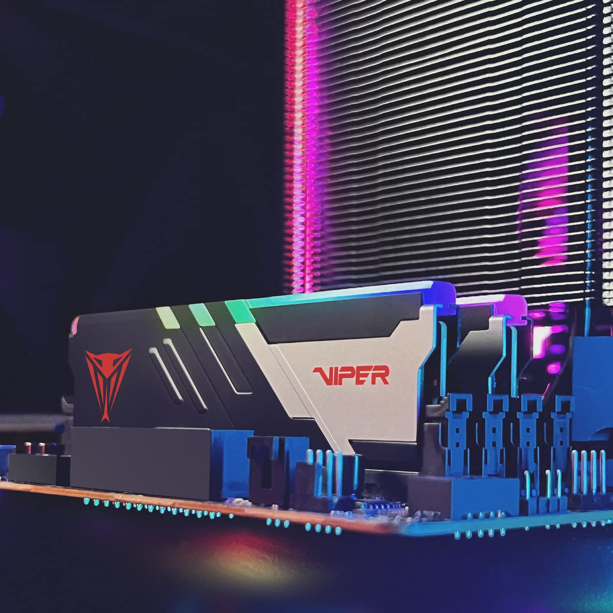 Patriot Viper Venom Rgb Ddr5 64Gb (2 X 32Gb) 5600Mhz Udimm Desktop Gaming Memory Kit - Pvvr564G560C40K
