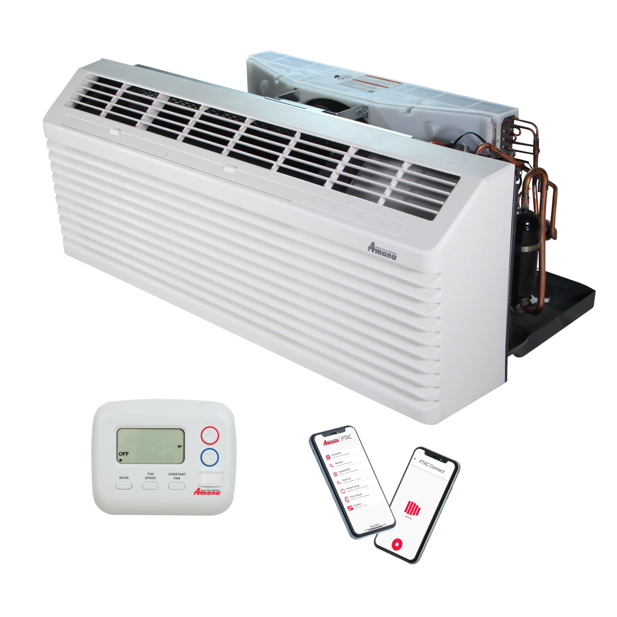 Amana Ptac 9,000 Btu Air Conditioner Pth09K35Axxx With 35 Kw Heater