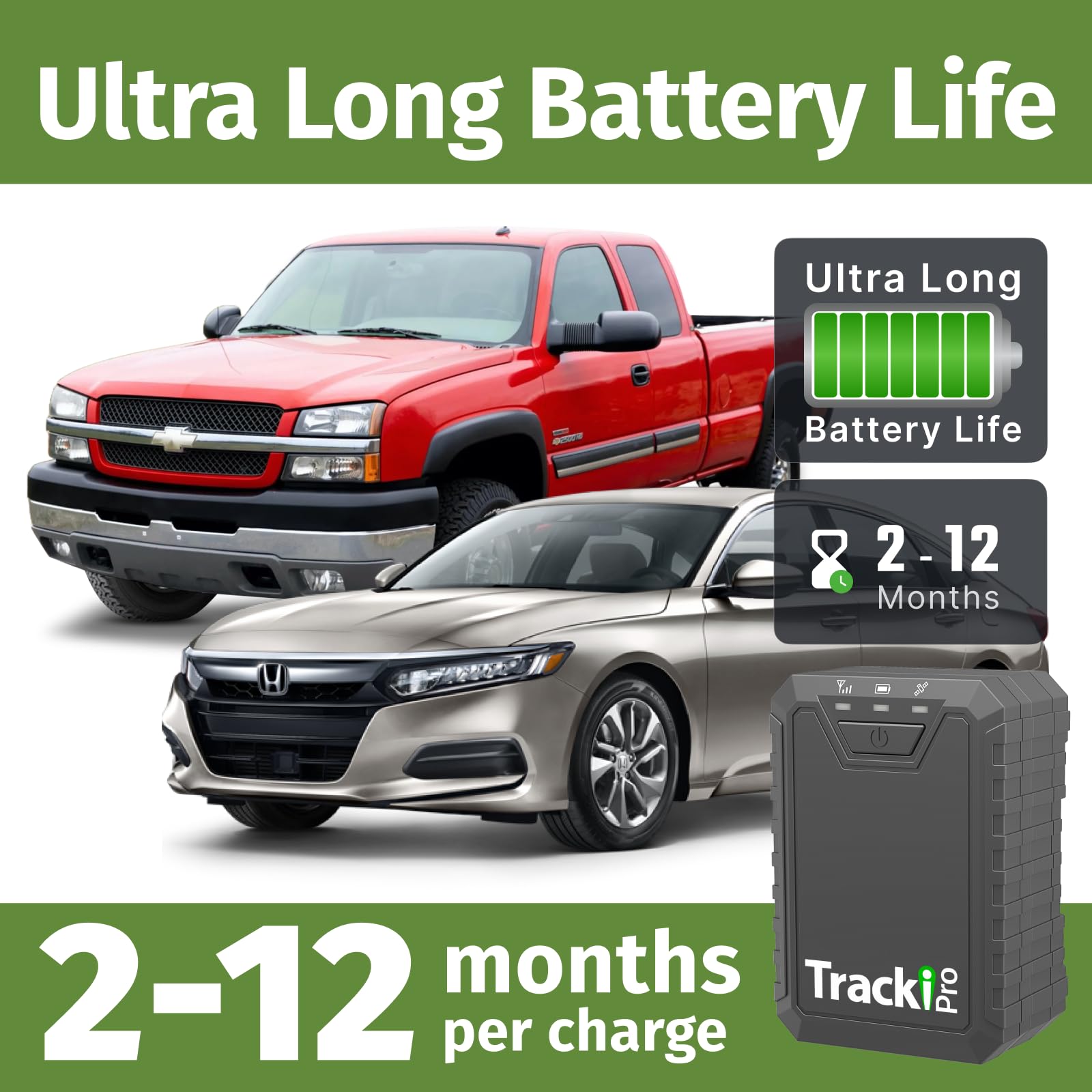 Tracki Pro Gps Tracker For Vehicles, Usa Made Tech. Up To 7 Months Batt. Waterproof Magnetic 4G Lte Long Battery Life 2 7 Month, Unlimited Distance, Subscription Required, Multi Alerts, Hidden Tracker