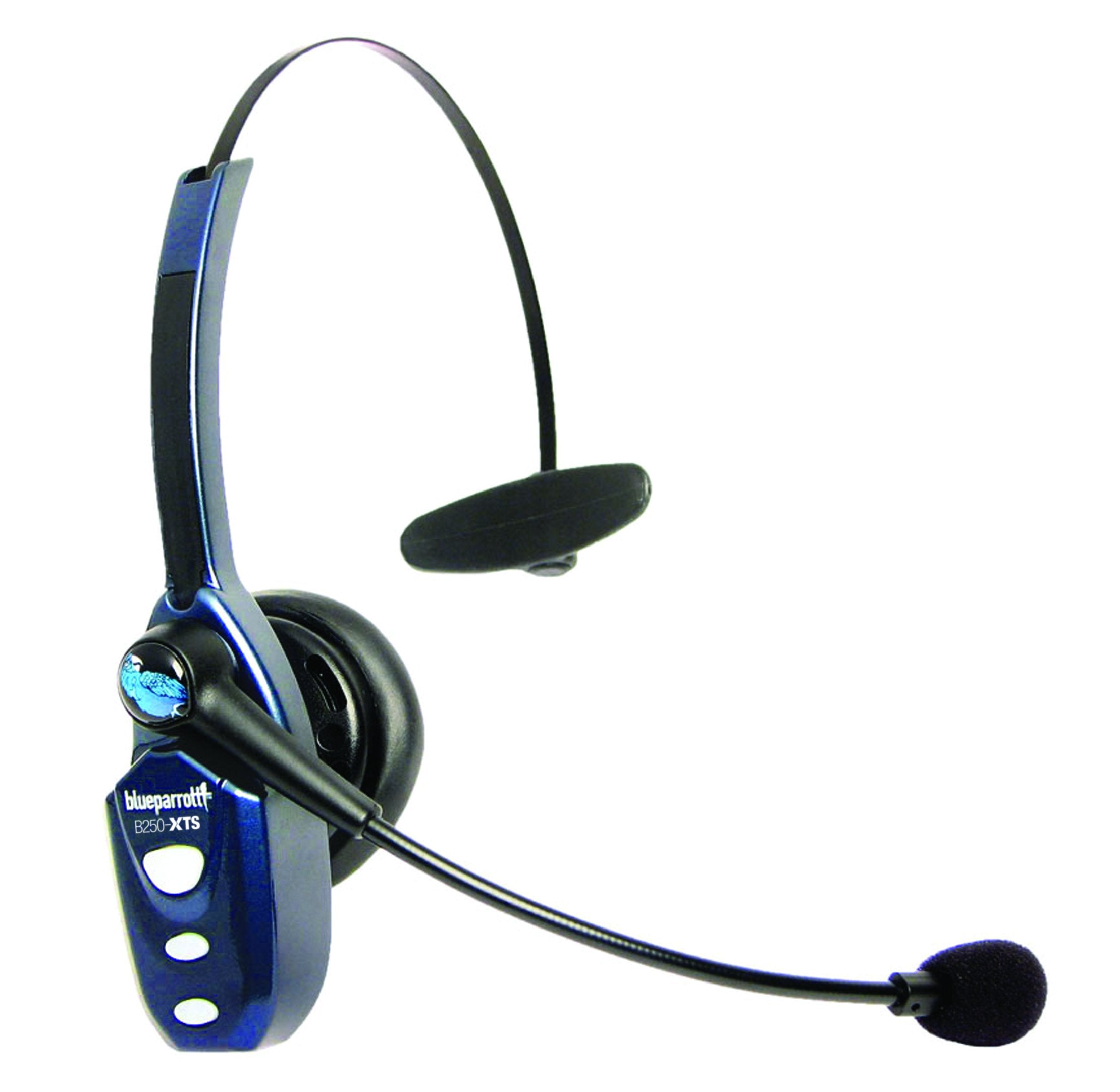 Blueparrott B250 Xts Mono Bluetooth Wireless Headset With 91% Noise Cancellation   Ideal For High Noise Environments   Includes
