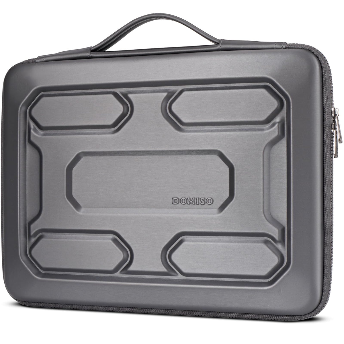 DOMISO 17 inch Laptop Sleeve with Handle Shockproof Waterproof EVA Protective Case for 17.3' ZBook Fury 17.3 G8/MSI GS73VR Stealth Pro/HP Envy 17/LG Gram 17'/ROG Strix GL702VS, Dark Grey