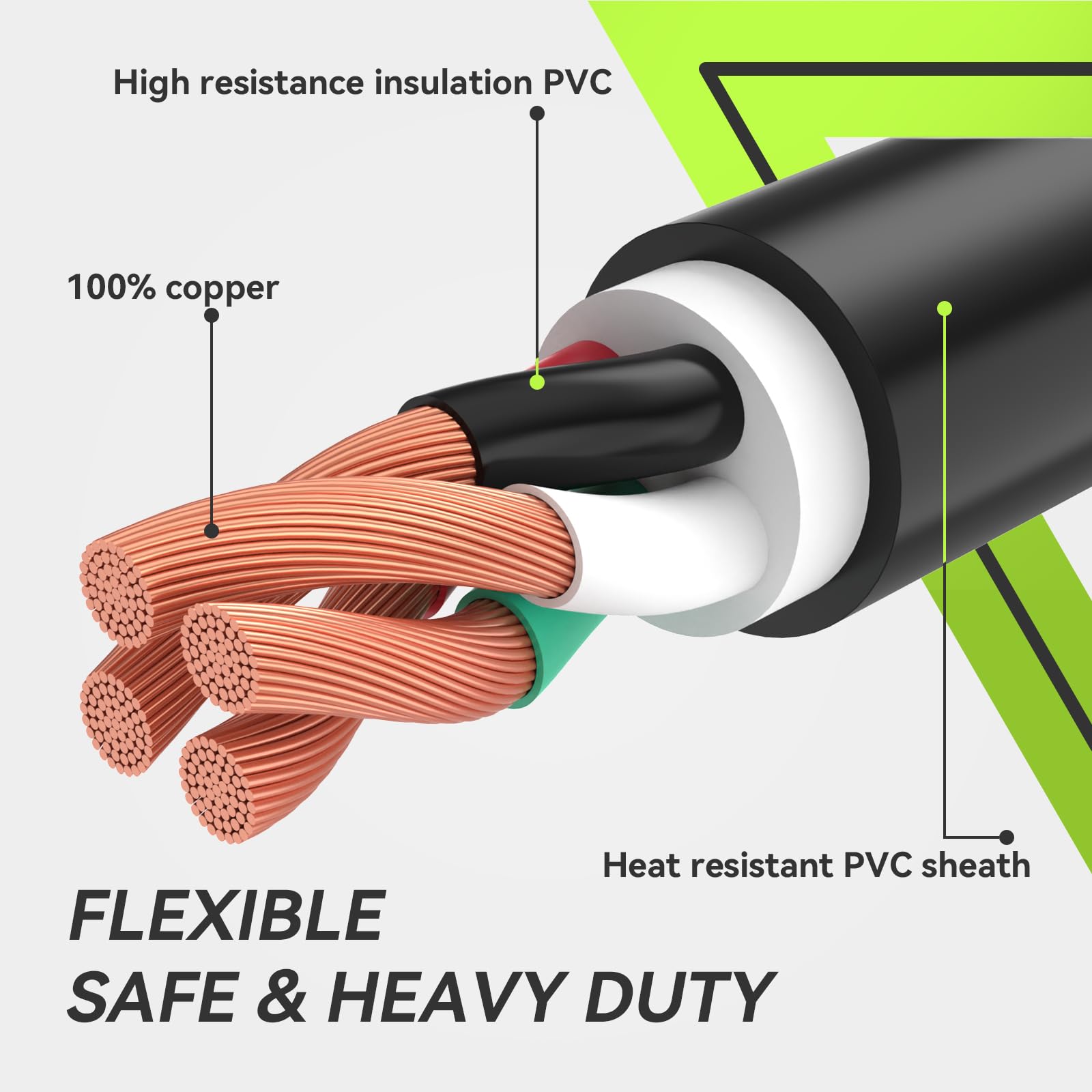 Rvmate 4 Prong Srdt Dryer Cord 10 Feet, 30 Amp Appliance Power Cord (Nema 14 30P To 4 Wire), 4 Wires With O Ring Terminal Connec