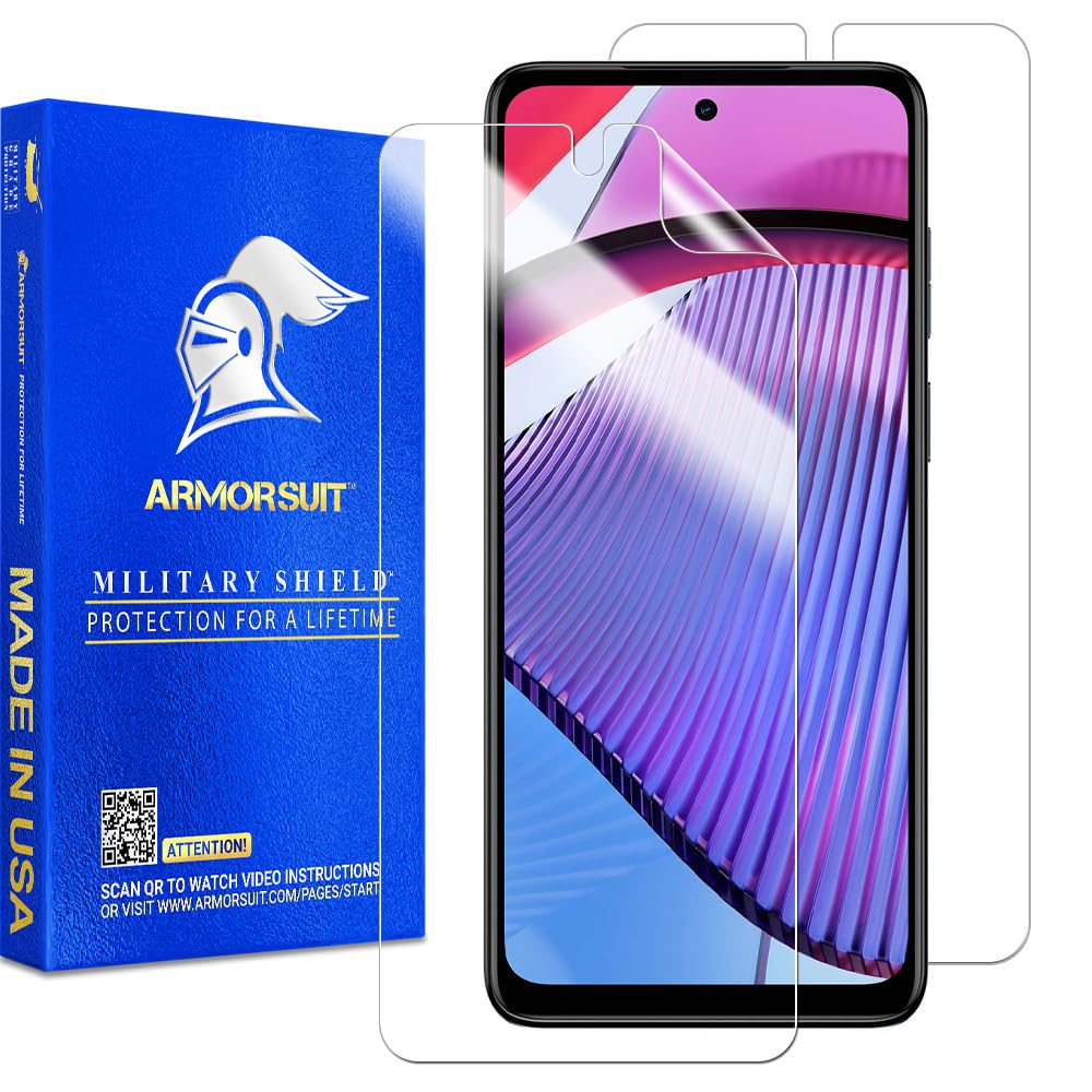 ArmorSuit 2 Pack Screen Protector for Motorola Moto G Power 5G (2023) Case Friendly MilitaryShield HD Clear Film - Made in USA