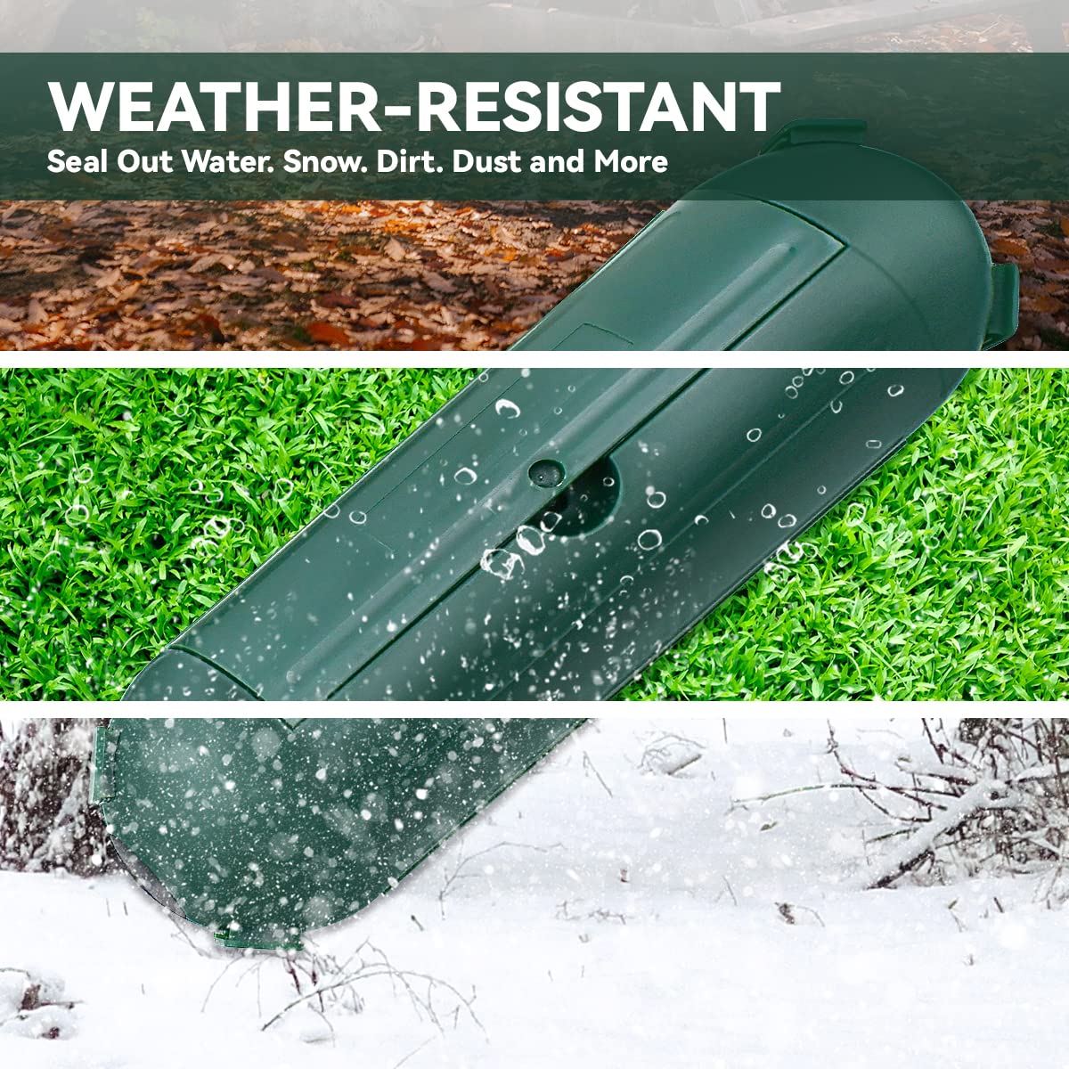 2 Pcs Outdoor Waterproof Extension Cord Safety Box Weatherproof Resistant Seal Housing Ip44Waterproof Connection Box For Protect