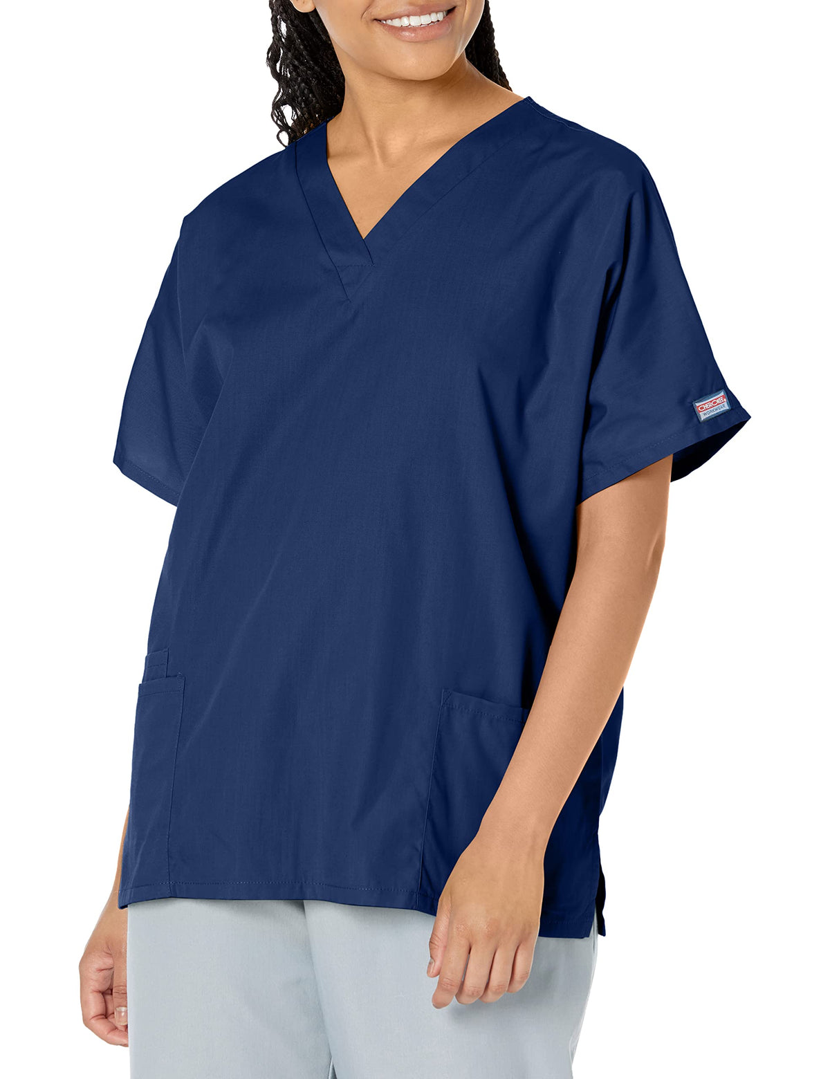 Scrubs For Women Workwear Originals V Neck Top 4700, Xl, Navy
