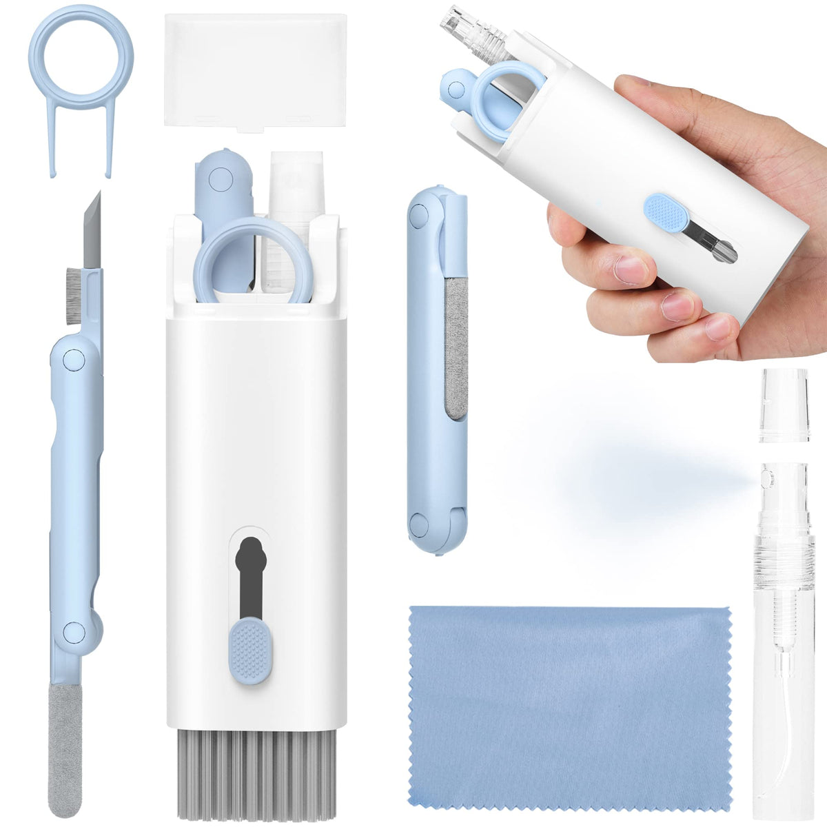 Vubojo Laptop Screen Keyboard Earbud Cleaner Kit,Electronics Cleaning Tool For Macbook Ipad Iphone Pro Cell Phone,Airpod Cleaner