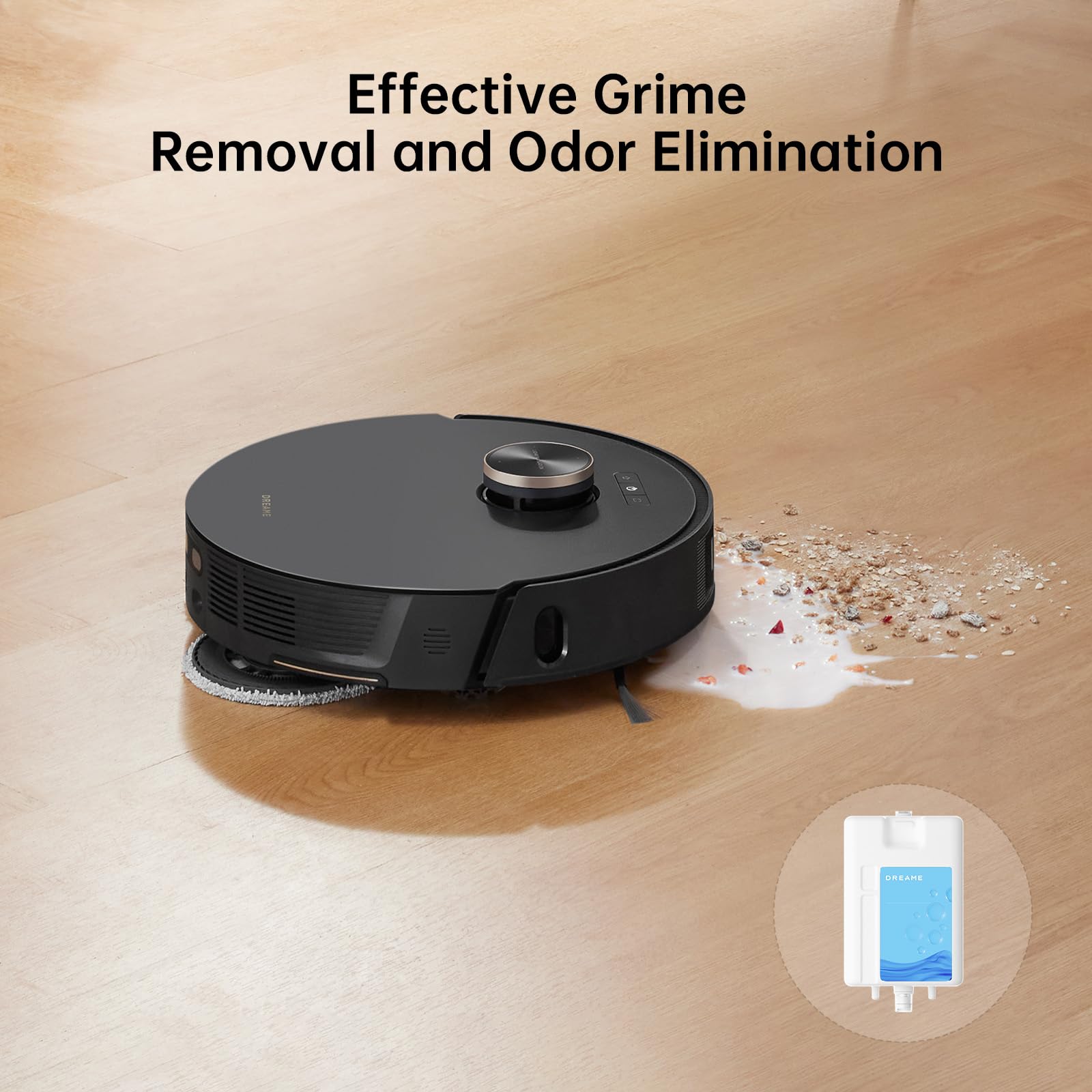 Dreame Floor Cleaning Solution, Multi Surface Floor Cleaning Solution Compatible With L20 Ultra Robot Vacuum, Multi Surface Floo