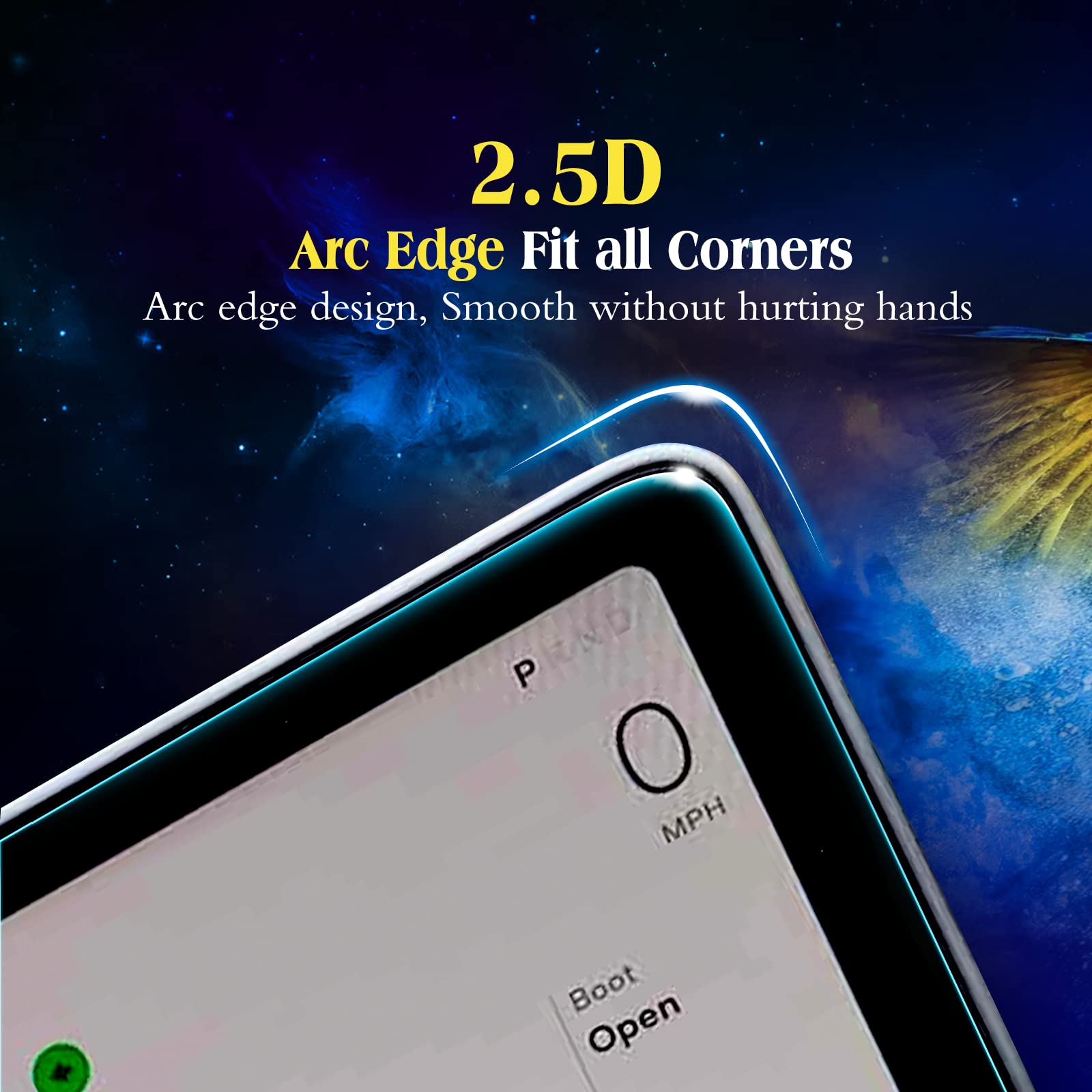 Eueky For 2023 Gle 350 Screen Protector Touchscreen 2020 2023 2024 Mercedes Benz Gle 450 580 Display Navigation Tempered Glass P