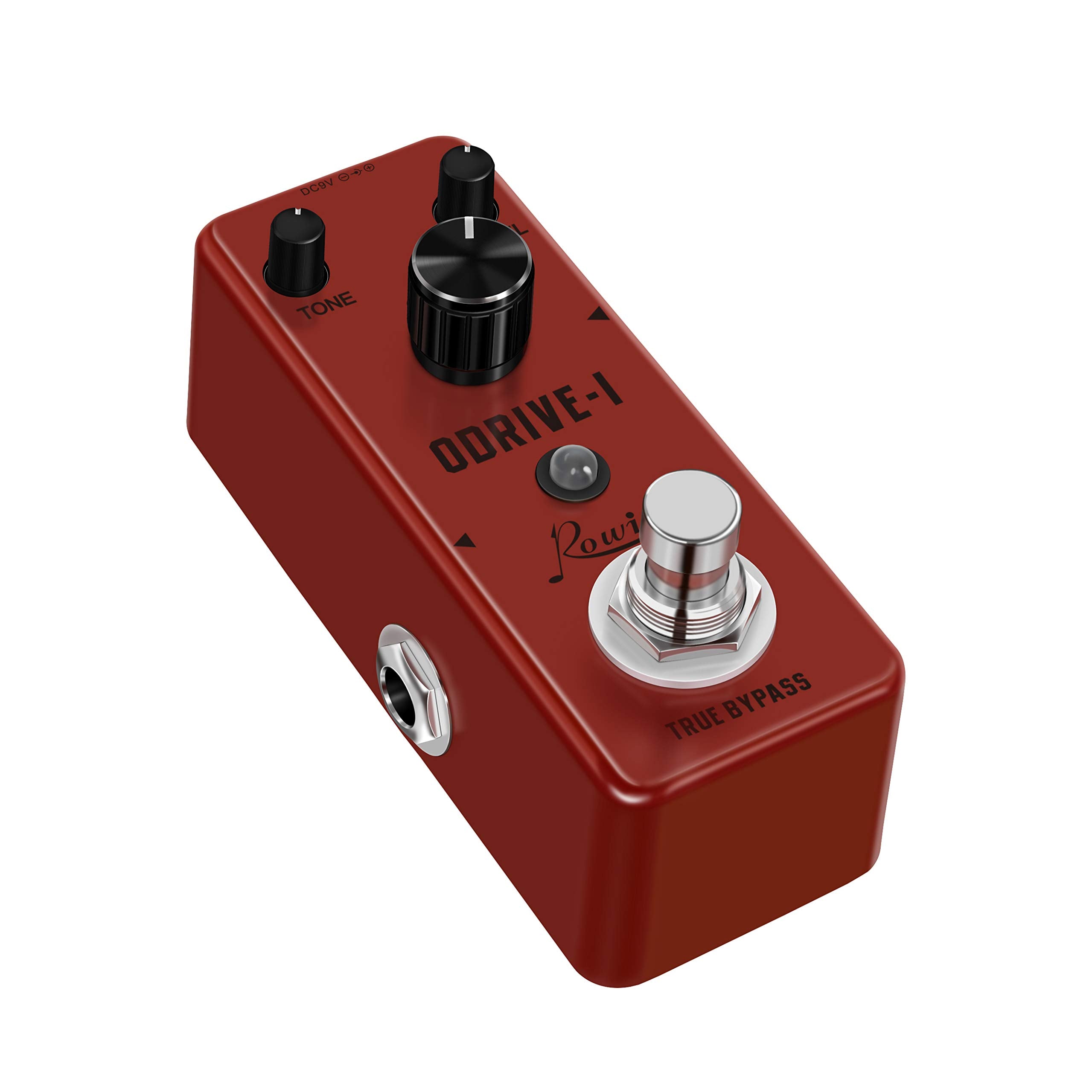 Rowin Overdrive Guitar Effect Pedal Mini Analog Pedal Classic Blues True Bypass Dc 9V Red Lef 302A