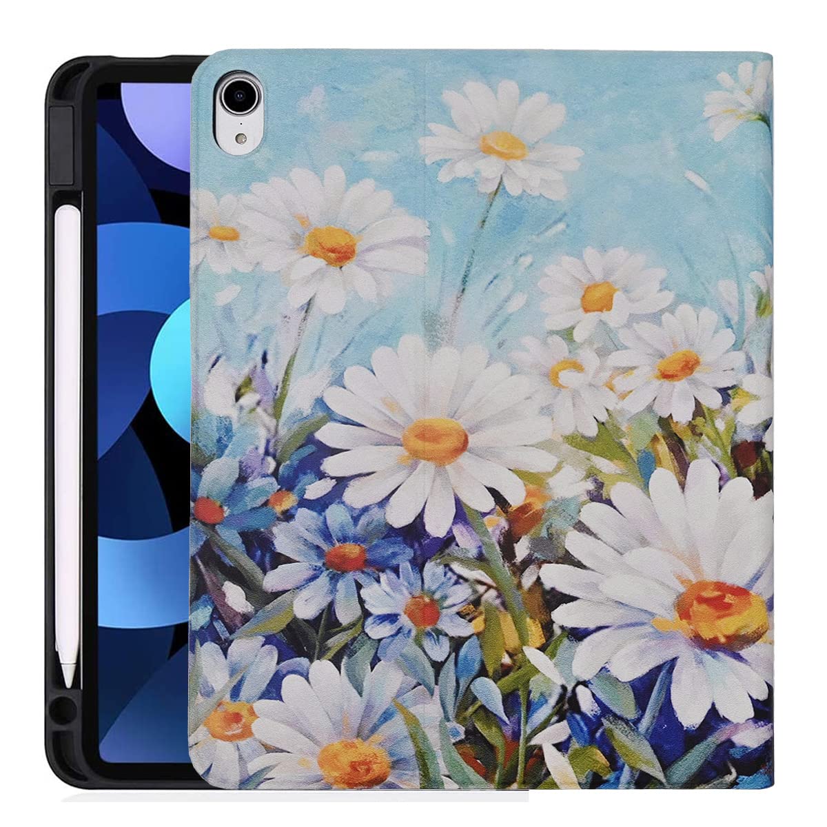 Case For Ipad Air 5Th Generation 2022 / Ipad Air 4Th 10.9 Inch, Ipad Air 11 Inch 6Th Generation M2 Case 2024, Slim Pu Leather Mu