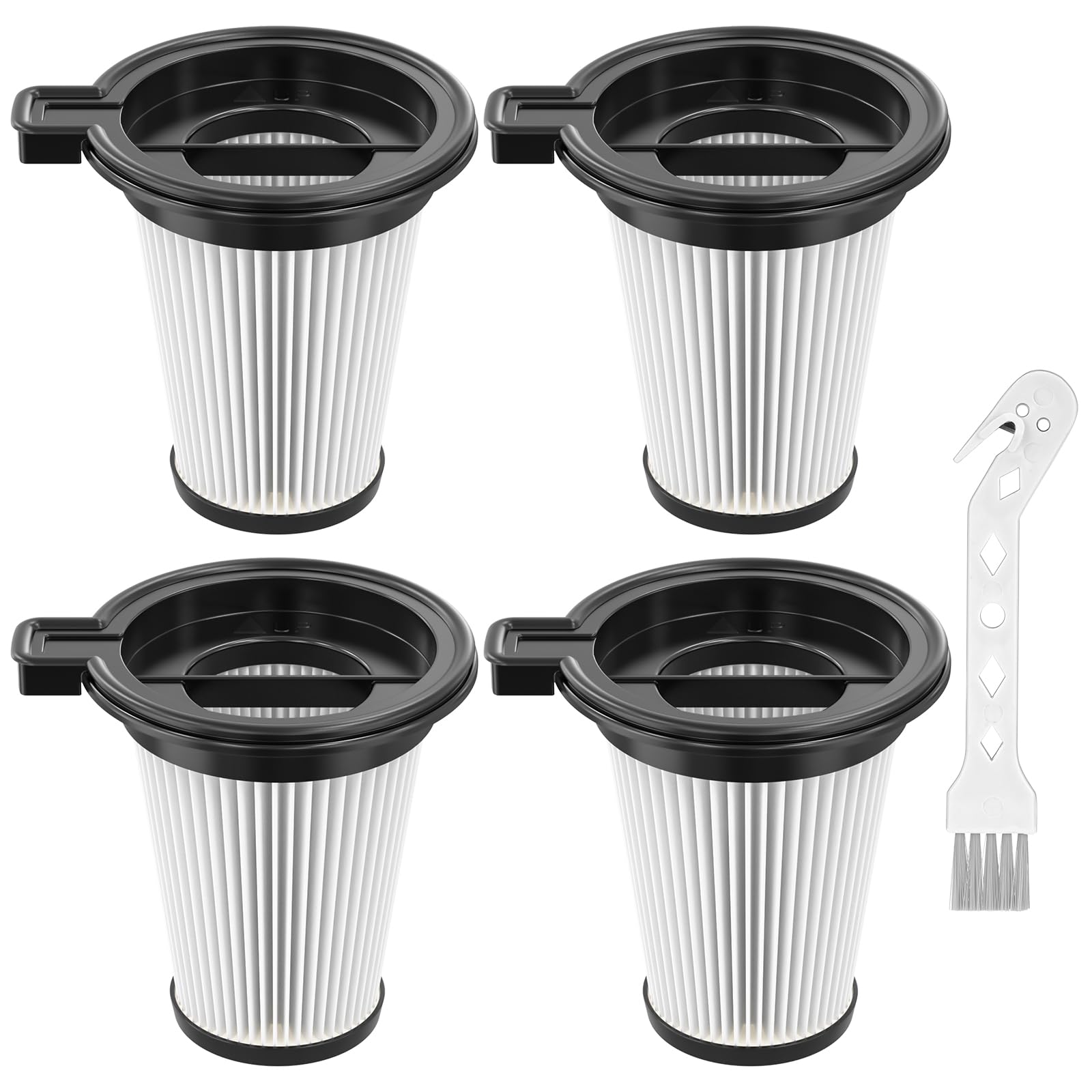 4 Pack Replacement Filters Compatiable With Wyze Cordless Vacuum Cleaner, Removable And Washable Hepa Filter Accessories Part Se