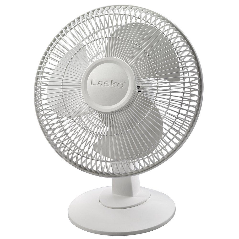 Lasko 3 Speed 12'' Table Fan   White