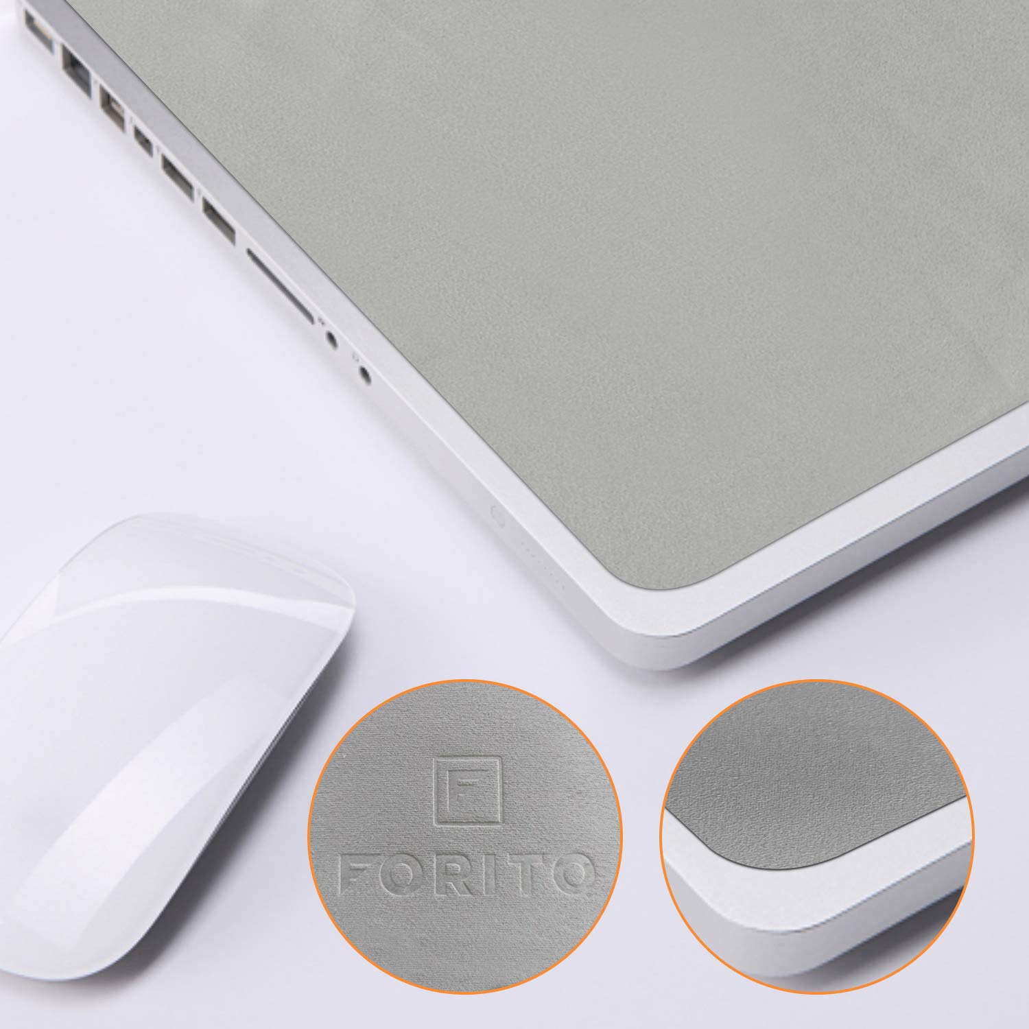 F Forito Microfiber Liner Cleaning Cloth 15'' With Screen Keyboard Imprint Protection, Compatible With Macbook Pro 15'' And 16''