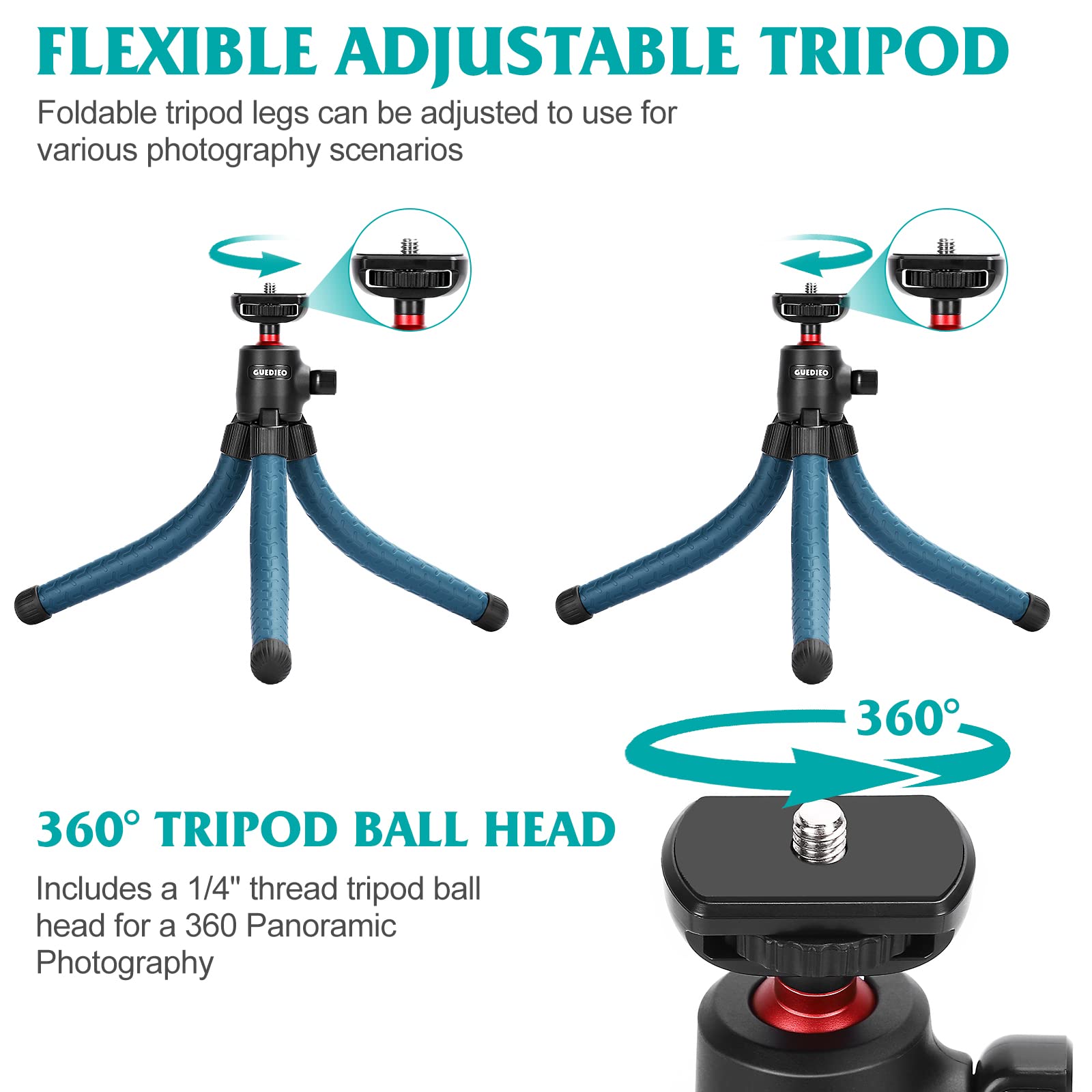 Smartphone Video Microphone Vlog Kit For Iphone, Smartphone And Cameras,With Led Light,Phone Holder,Tripod,Microphone,Tripod Mou