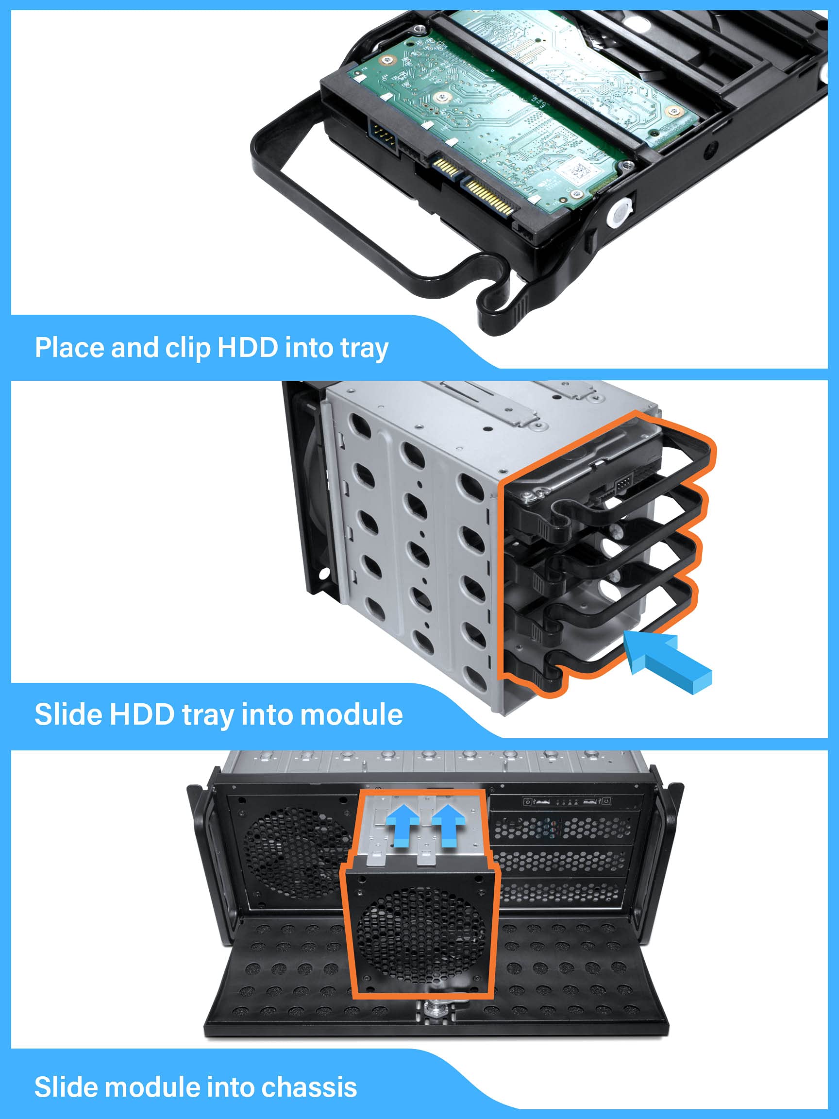 Rosewill 4U Server Chassis Rackmount Case | 8 3.5 Hdd Bays, 3 5.25 Devices | E-Atx Compatible | 5 Front 120Mm Fans, 2 Rear 80Mm