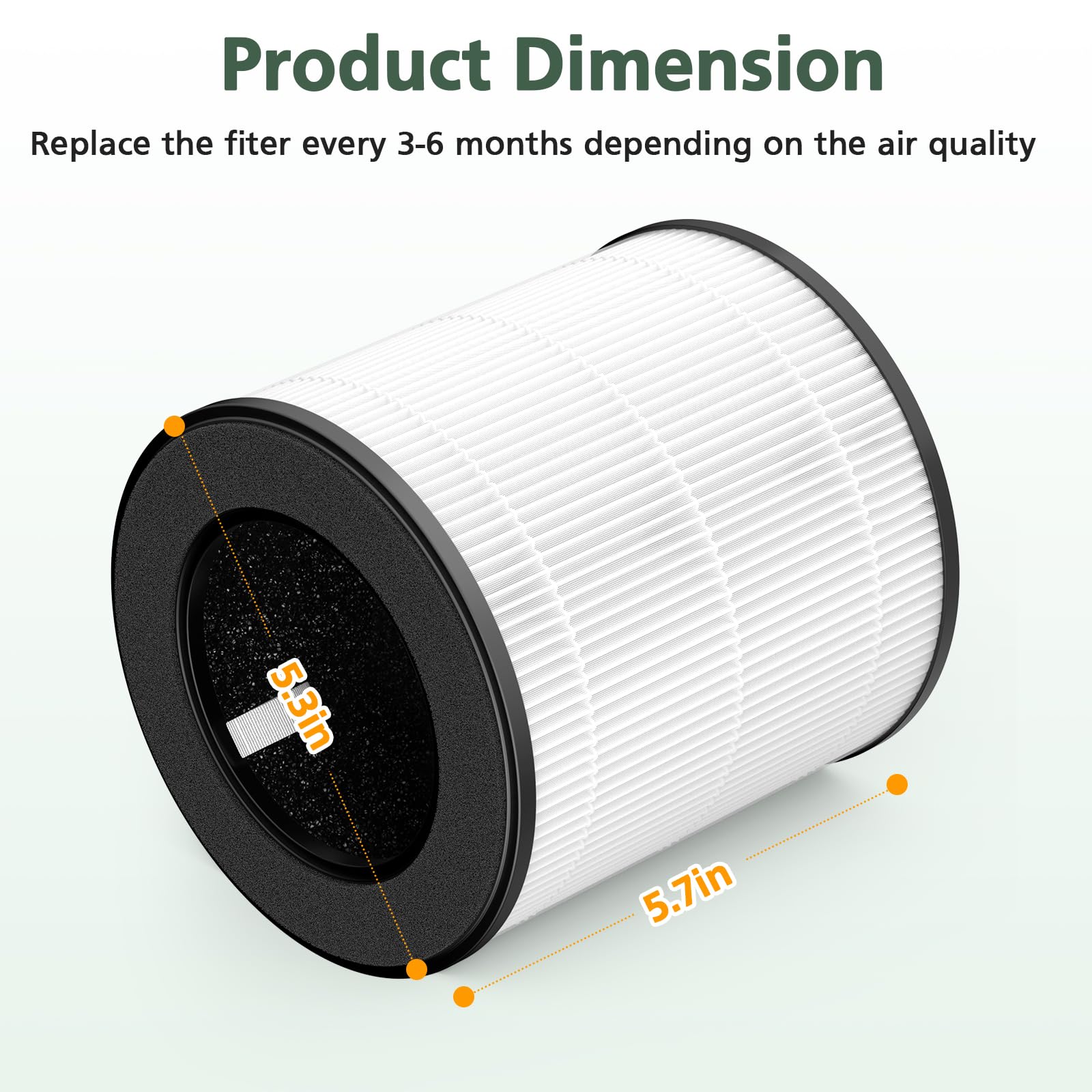 B D02L Air Purifier Replacement Filter, Compatible With Mooka And Koios B D02L Air Purifiers, Vewior B D02U Air Purifier, 3 In 1