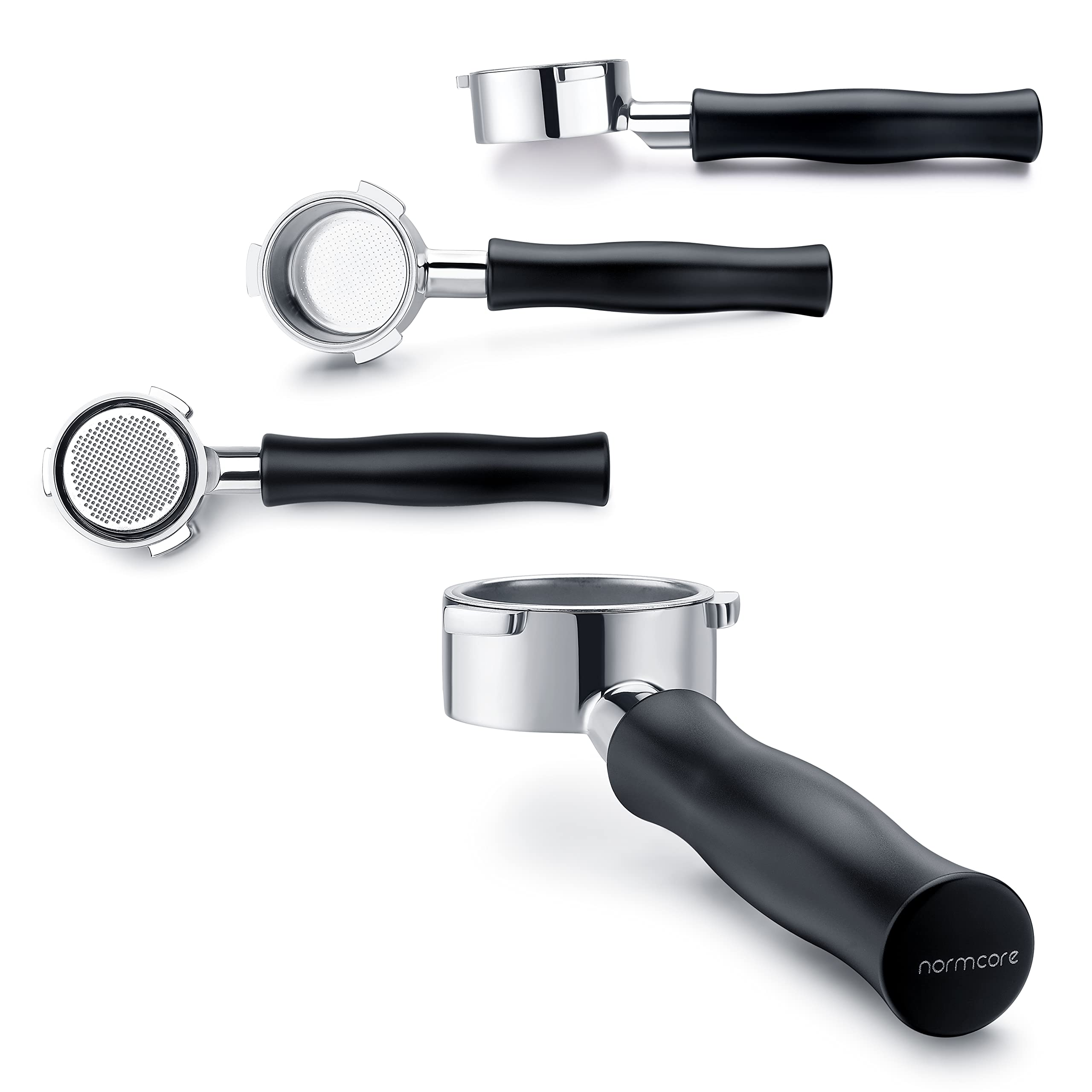 Normcore 51Mm Naked Bottomless Portafilter 3 Ears Fits Delonghi Dedica Ec680 And Ec685, And Smeg & Eupa Coffee Machines With Ano