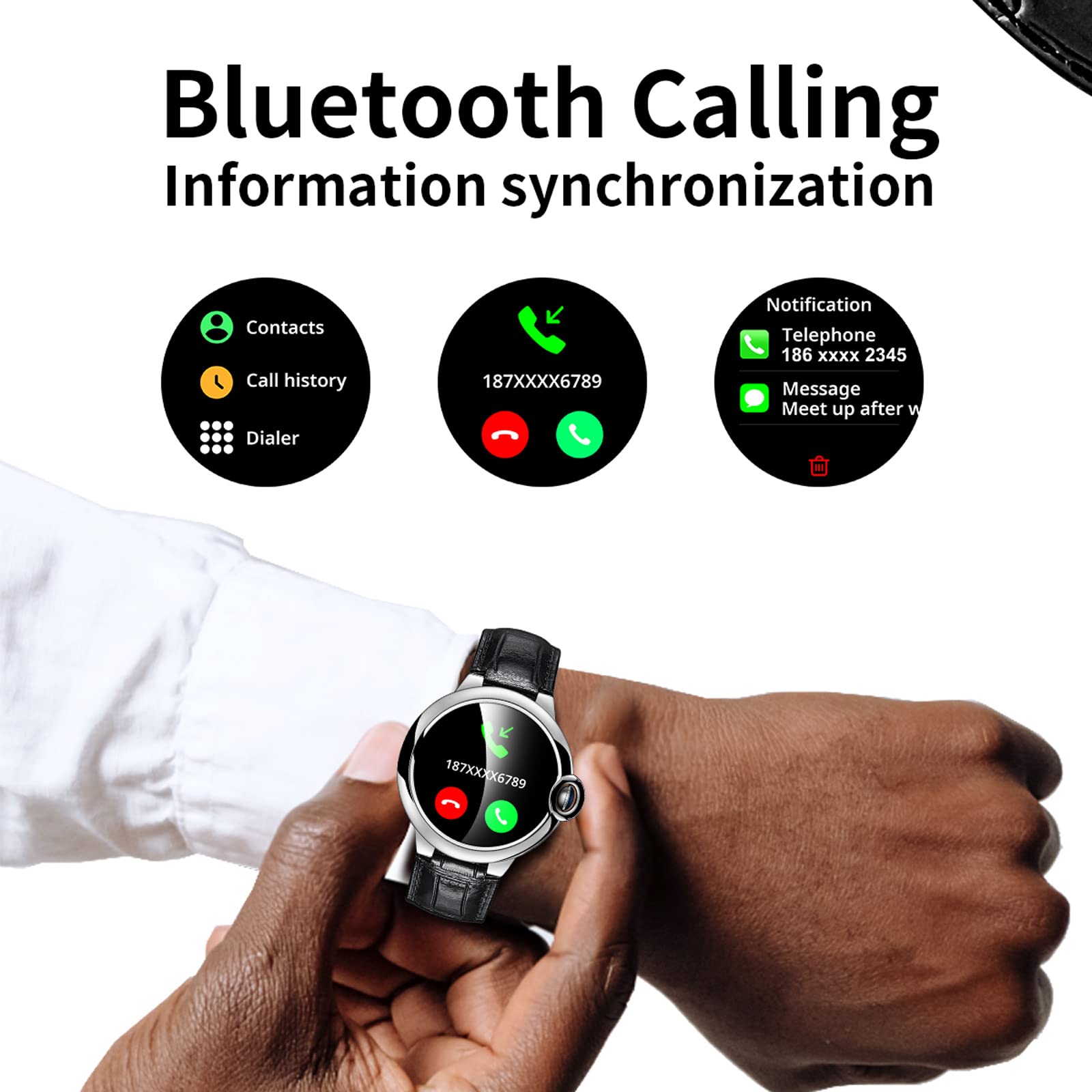 Loluka Smart Watch For Men Women Make Answer Call Heart Rate Sleep Tracker Ip67 Waterproof Fashion Smartwatch Pedometer Calorie