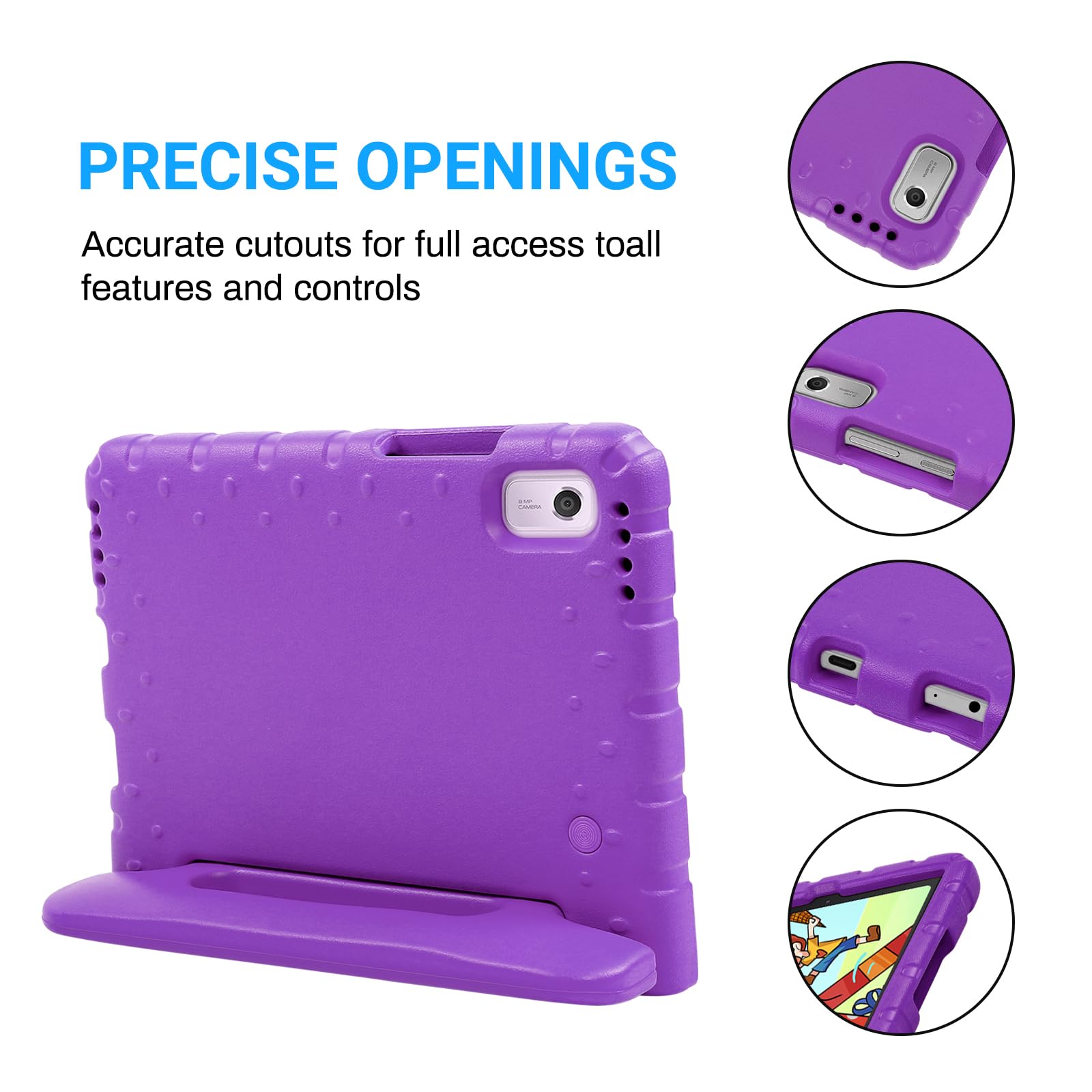 Bolete Kids Case For Lenovo Tab M9 9.0 Inch 2023 Model Tb-310Xu/Tb-310Fu, Android Tablet For Lenovo 9.0 Inch Case With Handle Ev