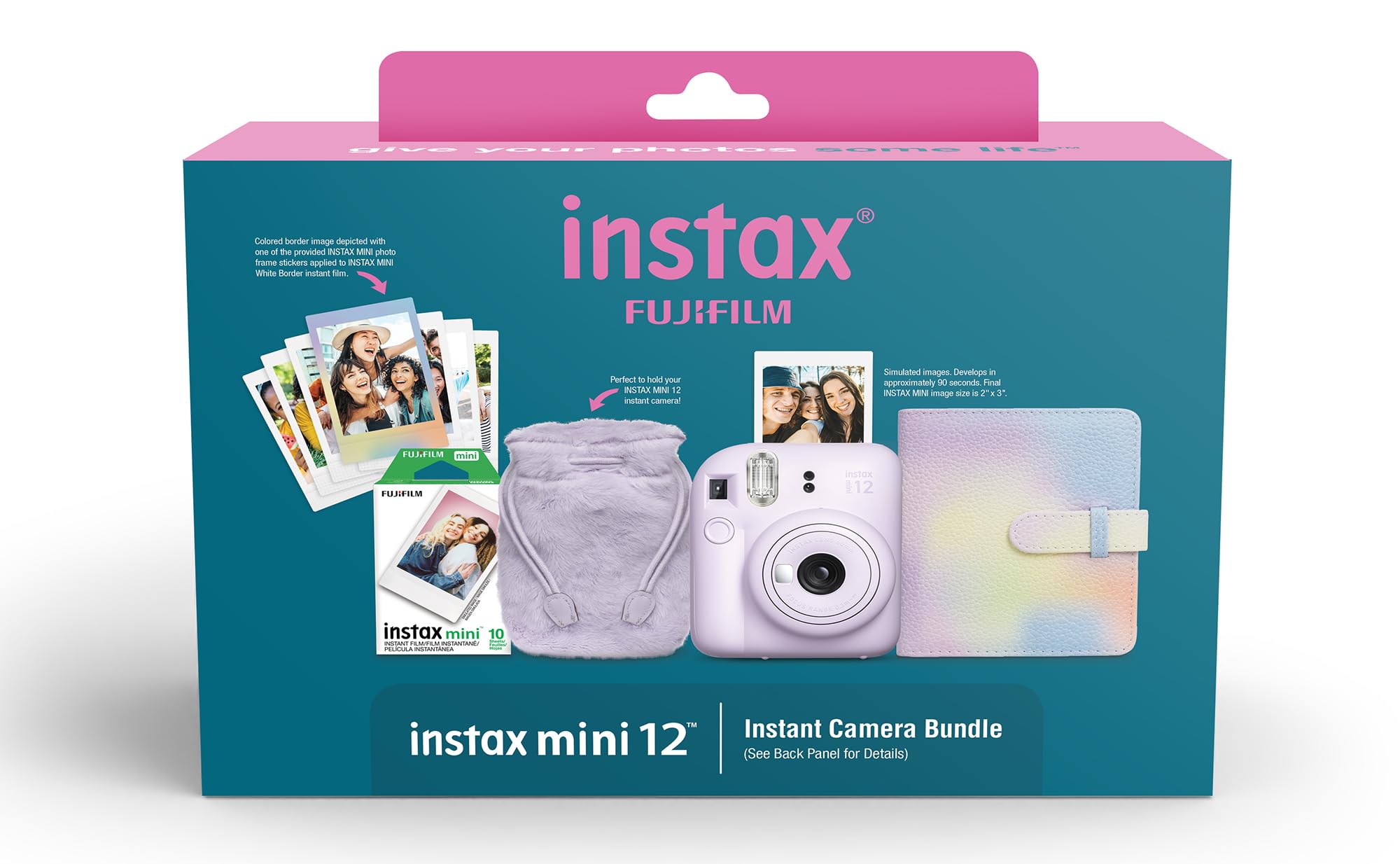 Fujifilm Instax Mini 12 Purple Holiday Bundle 2024