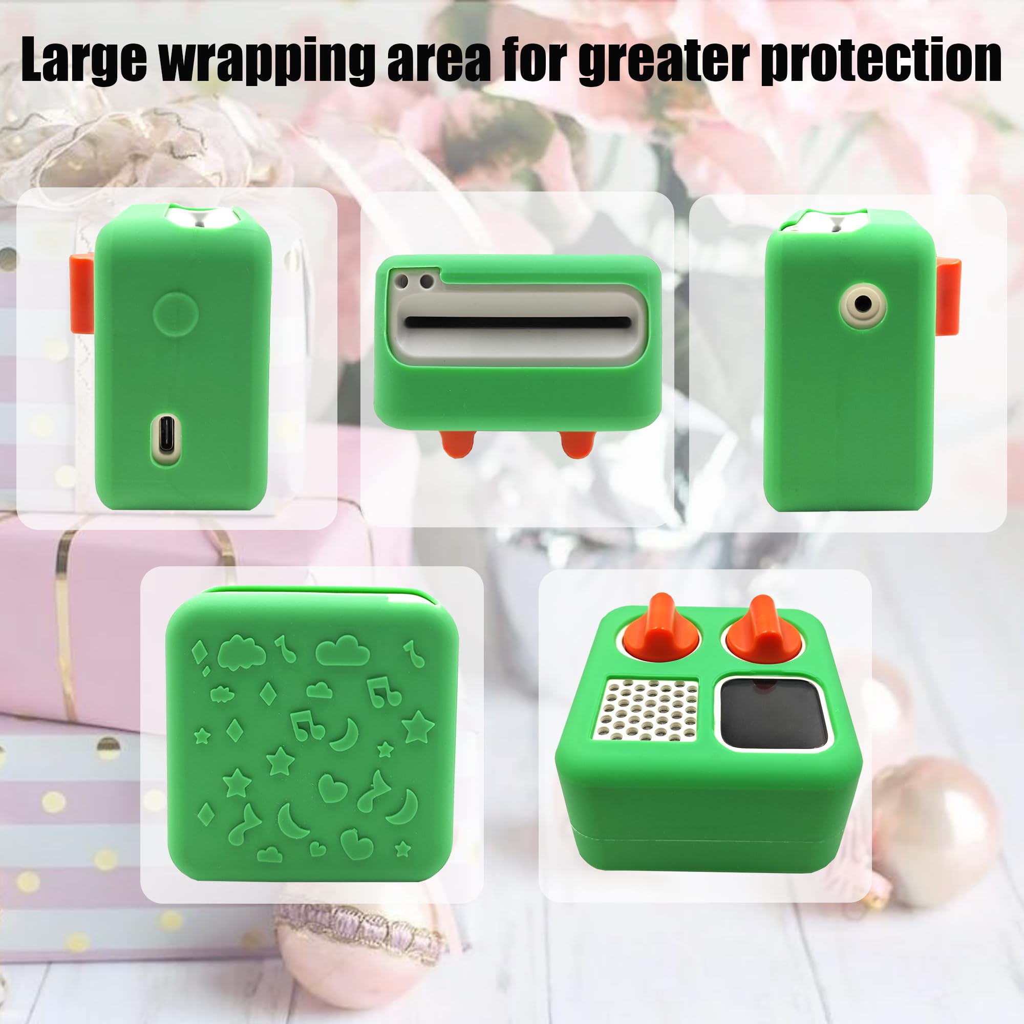 Leotube Silicone Shell Cover Case For Yoto Mini Player, Silicone Protective Sleeve Case Compatible With Yoto Mini Bluetooth Spea