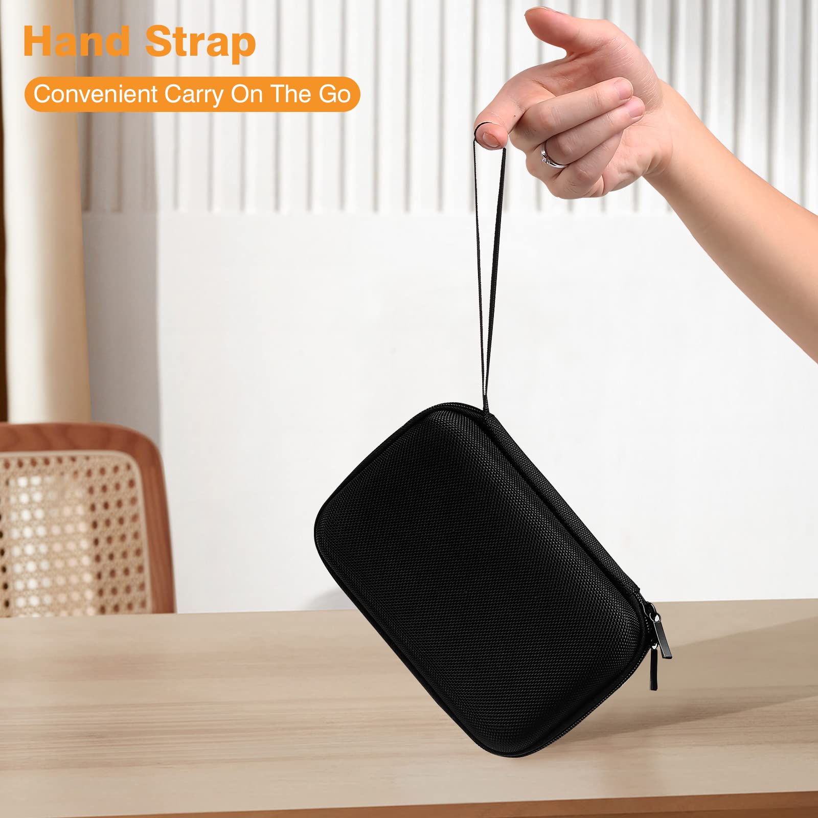 Moko 7-Inch Gps Carrying Case, Portable Hard Shell Protective Pouch Storage Bag For Car Gps Navigator Garmin/Tomtom/Magellan Wit