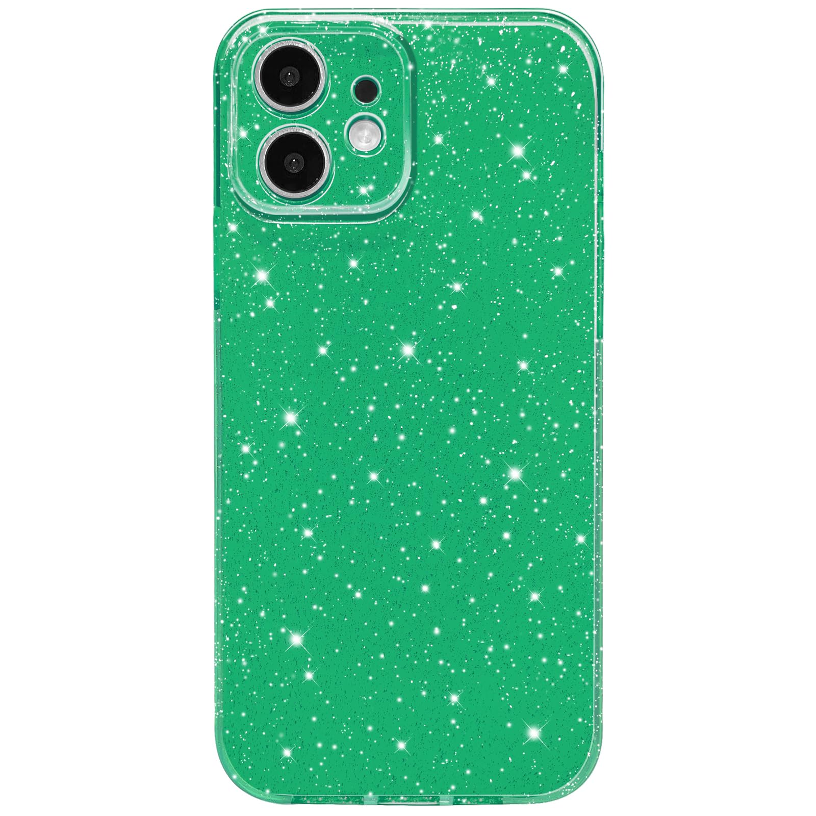 Hython Case for iPhone 12 Case Glitter Cute Sparkly Shiny Bling Sparkle Phone Cases 6.1, Thin Slim Fit Soft TPU Bumper Shockproo