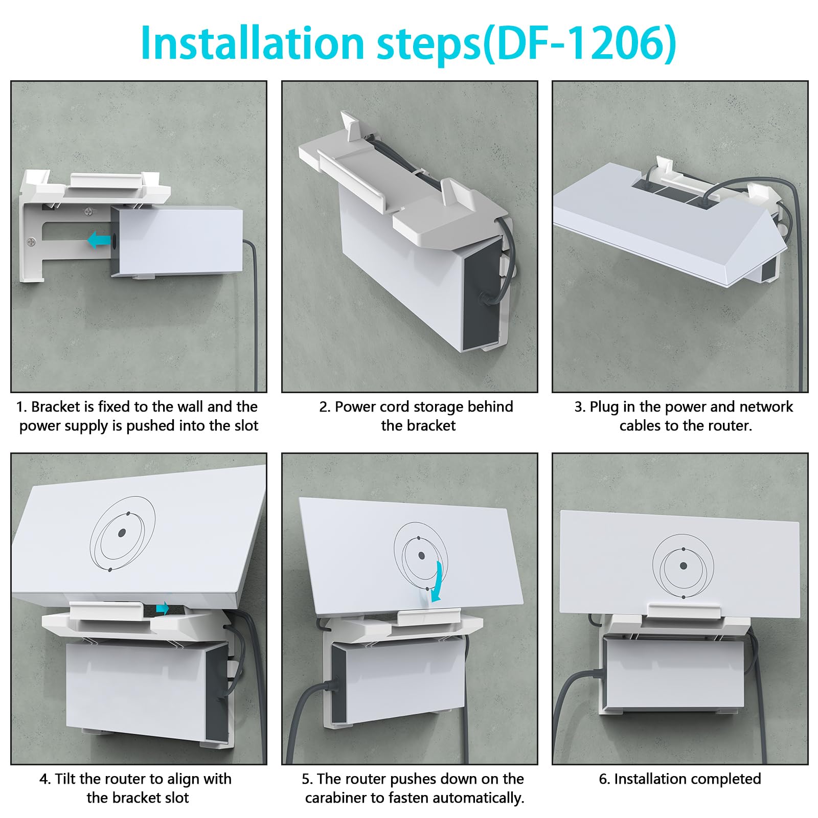 Msaff 2 In 1 Starlink Gen 3 Router Mount & Starlink V3 Power Supply Brackets Holder   Star Link Internet Kit Satellite, Signal I